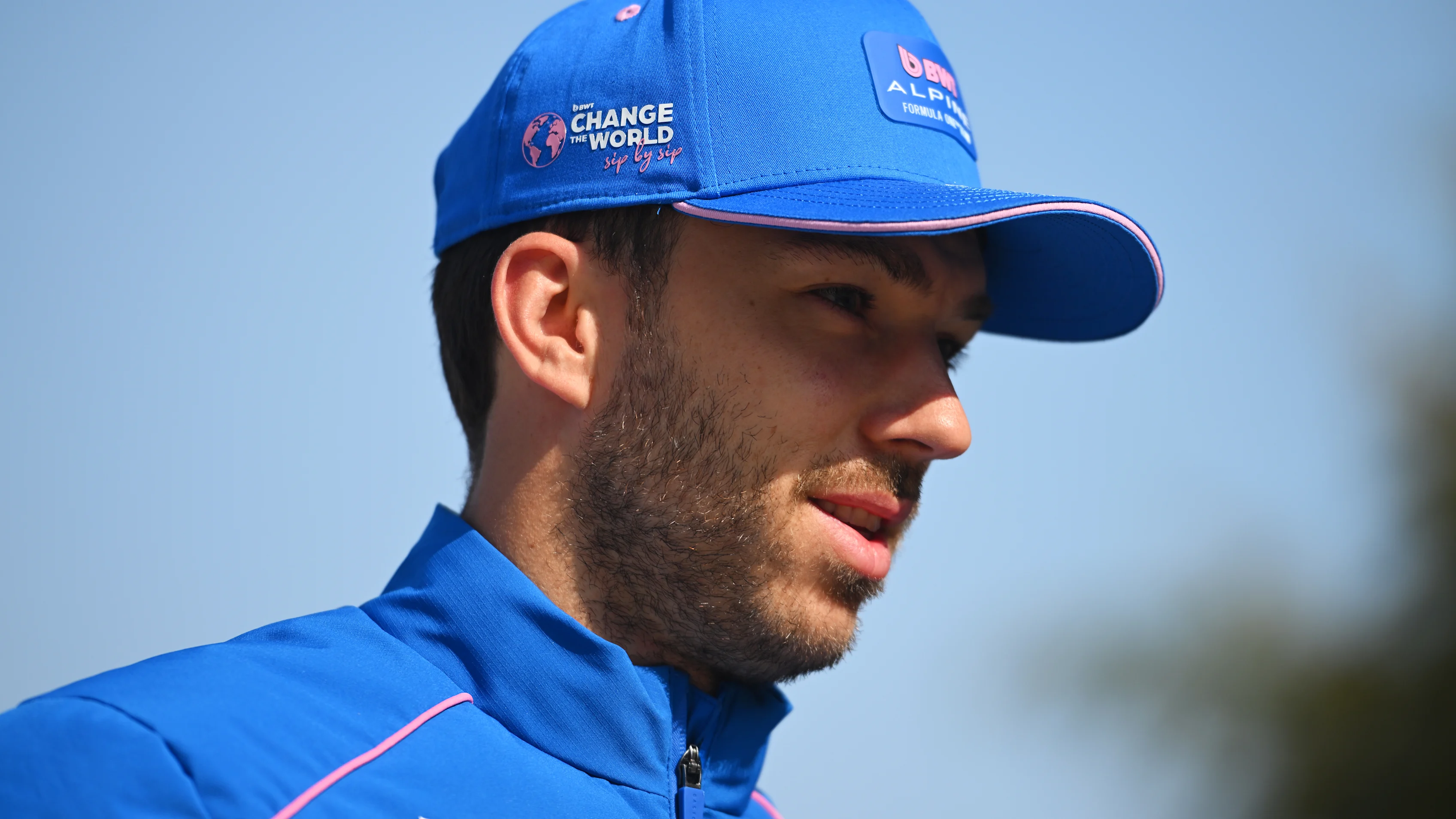 SHANGHAI, CHINA - MARCH 13: Pierre Gasly of France and Alpine F1 looks on in the Paddock prior to