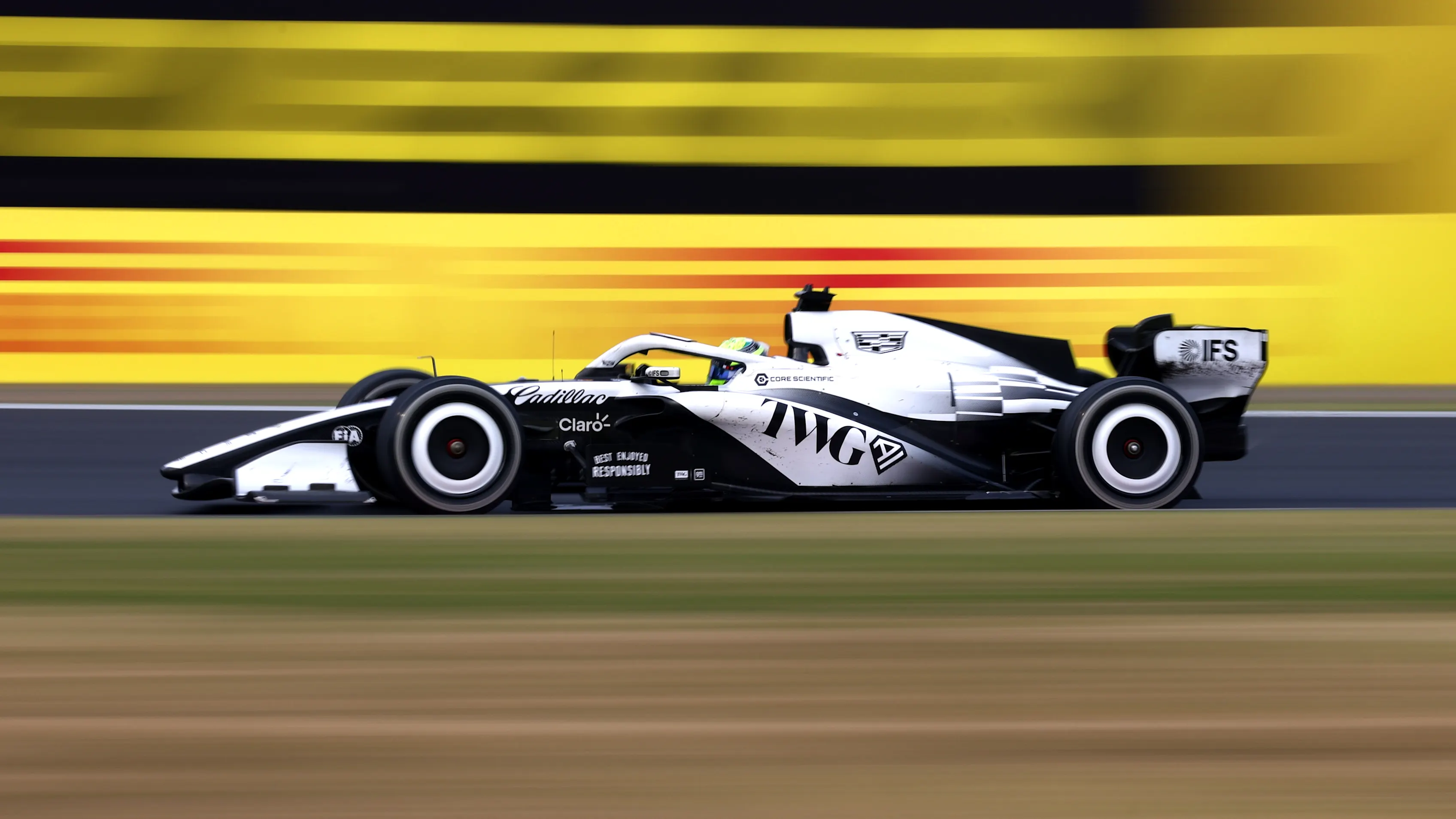 SUZUKA, JAPAN - MARCH 29: Sergio Perez of Mexico driving the (11) Cadillac F1 Team MAC-26 Ferrari on track during the F1 Grand Prix of Japan at Suzuka Circuit on March 29, 2026 in Suzuka, Japan. (Photo by Mark Thompson/Getty Images)