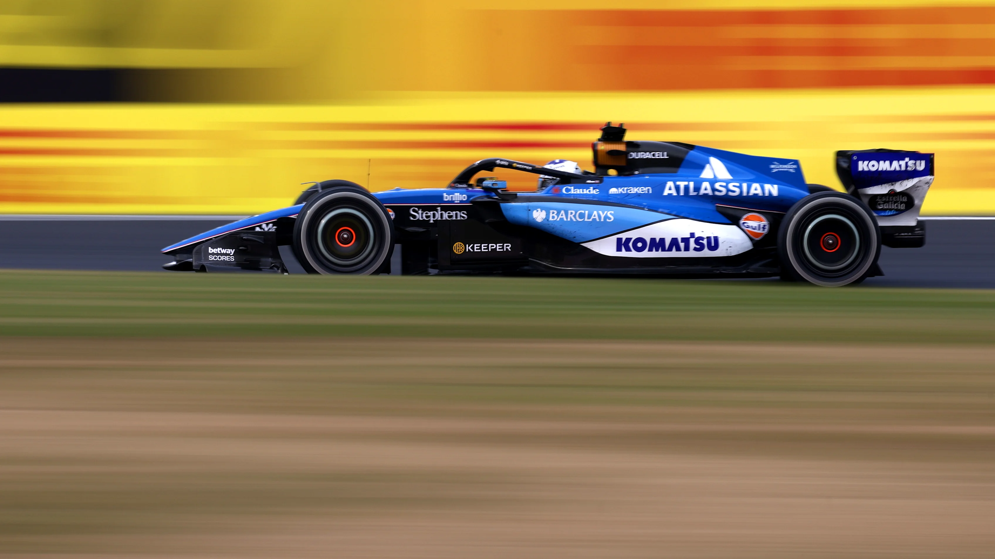 SUZUKA, JAPAN - MARCH 29: Alexander Albon of Thailand driving the (23) Williams FW48 Mercedes on