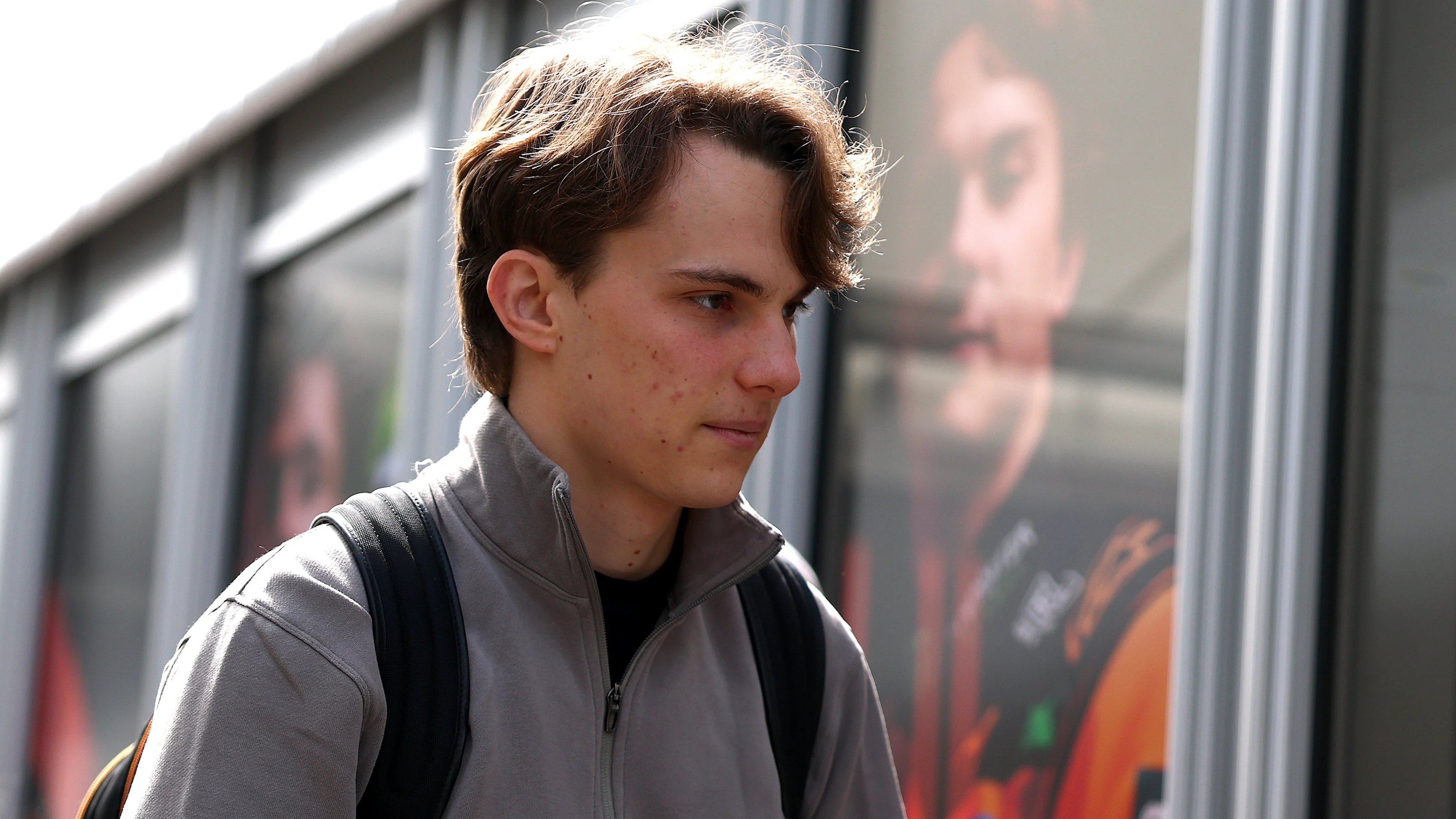 SUZUKA, JAPAN - MARCH 26: Oscar Piastri of Australia and McLaren arrives in the Paddock during