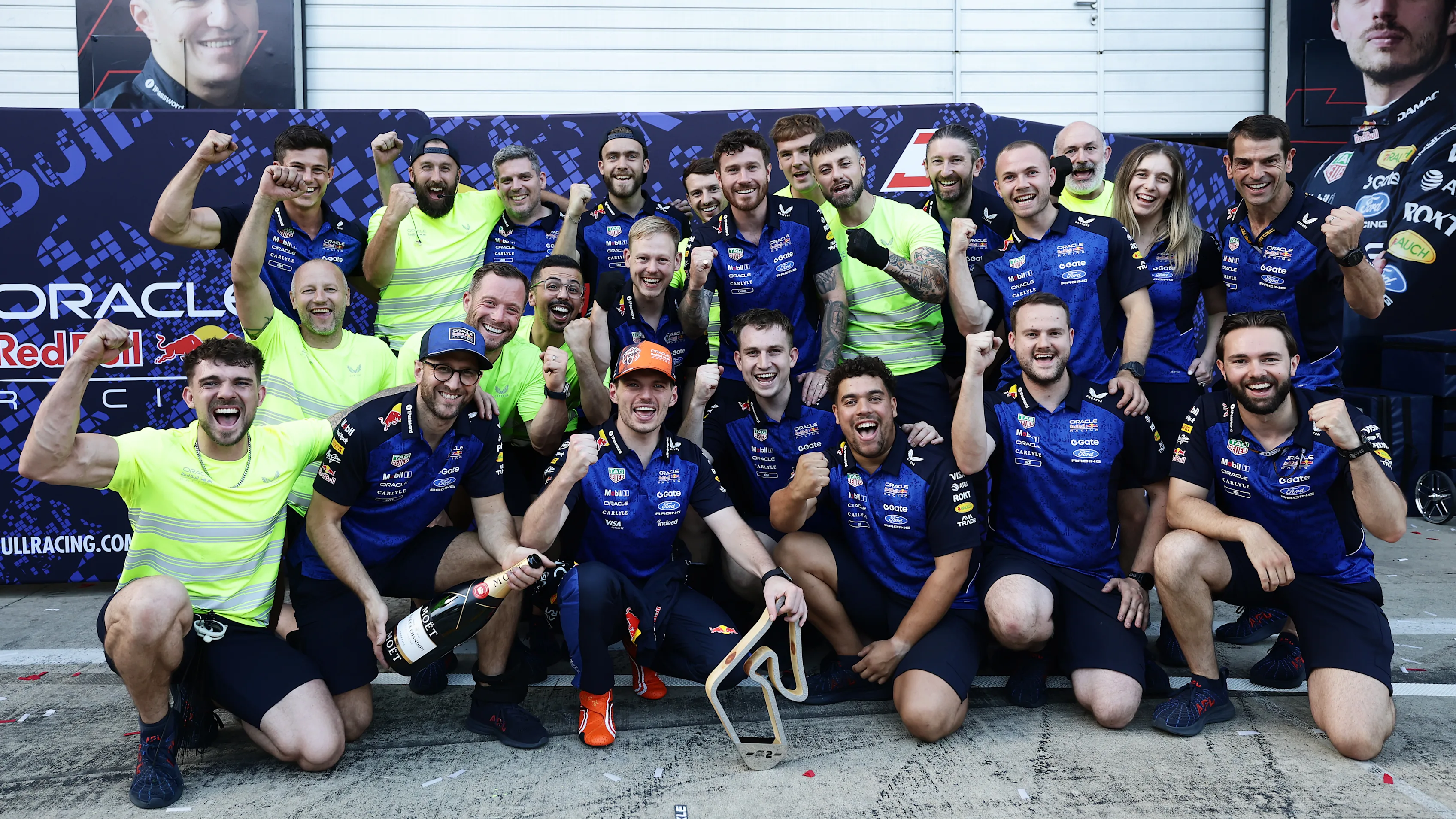 SPIELBERG, AUSTRIA - JUNE 28: Second placed Max Verstappen of the Netherlands and Oracle Red Bull
