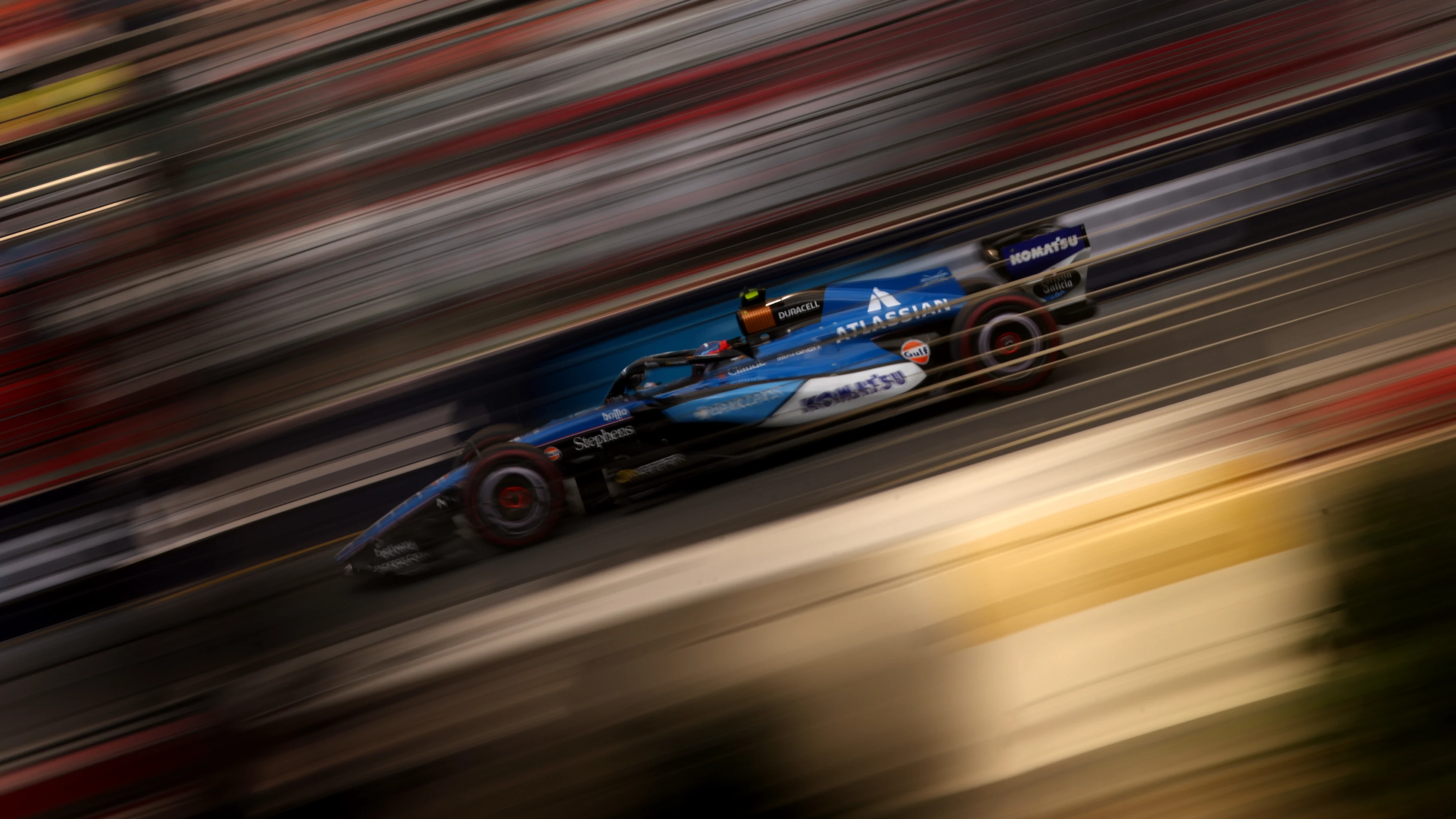 BAKU, AZERBAIJAN - SEPTEMBER 25: Carlos Sainz of Spain driving the (55) Williams FW48 Mercedes on