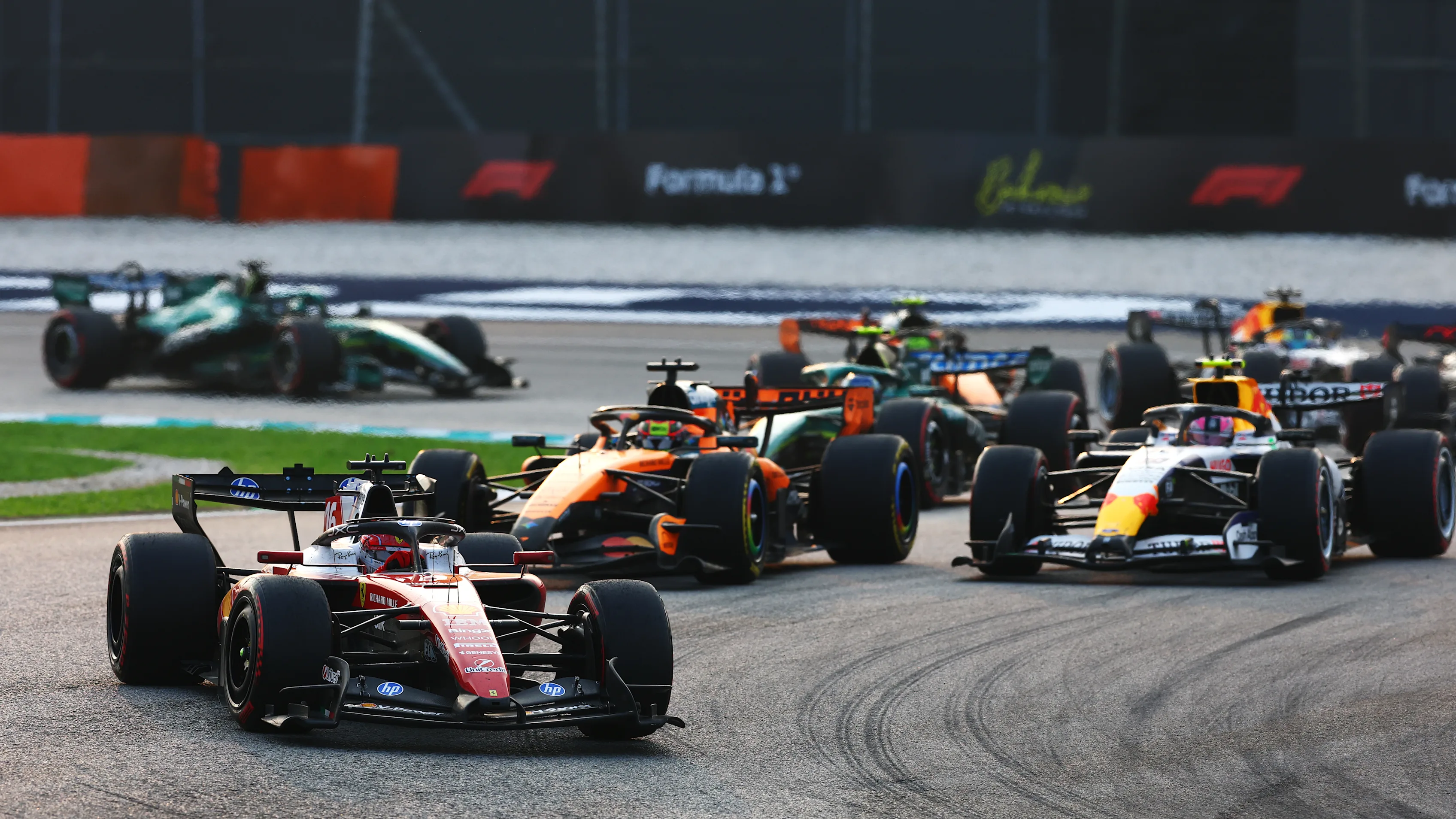 KUALA LUMPUR, MALAYSIA - OCTOBER 04: Charles Leclerc of Monaco driving the (16) Scuderia Ferrari