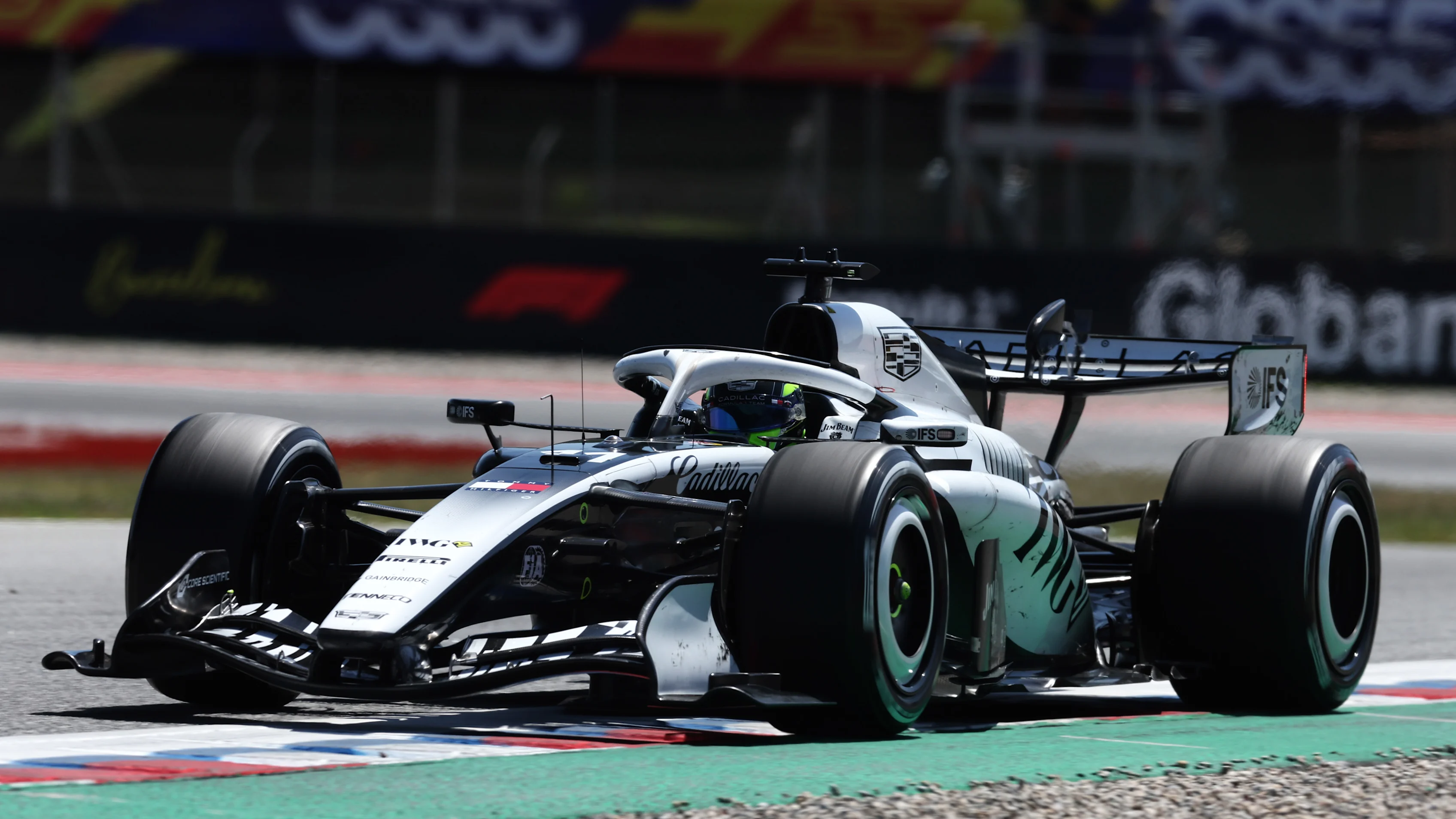 BARCELONA, SPAIN - JUNE 14: Sergio Perez of Mexico driving the (11) Cadillac F1 Team MAC-26 Ferrari