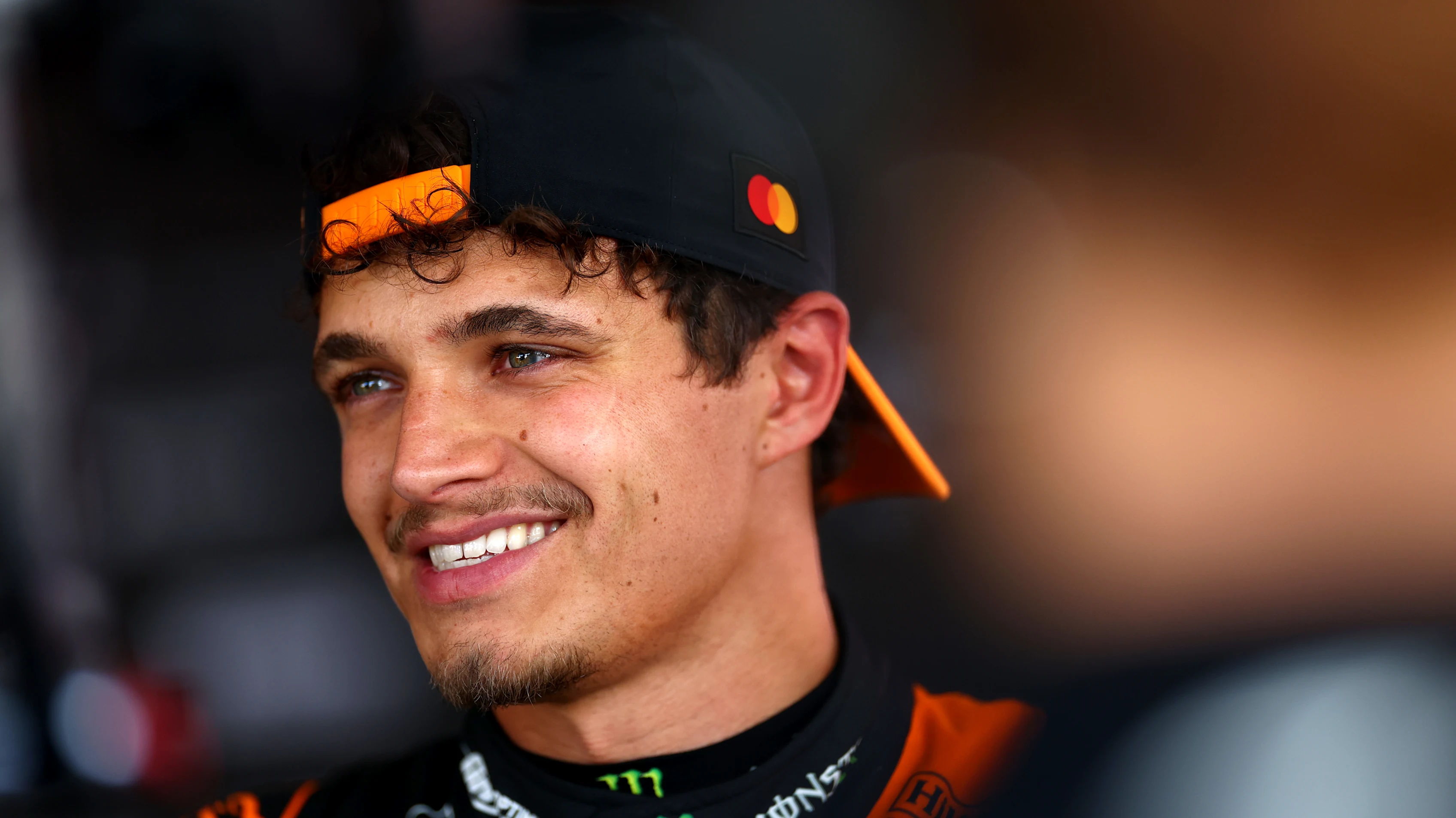 BARCELONA, SPAIN - JUNE 13: Fourth placed qualifier Lando Norris of Great Britain and McLaren is
