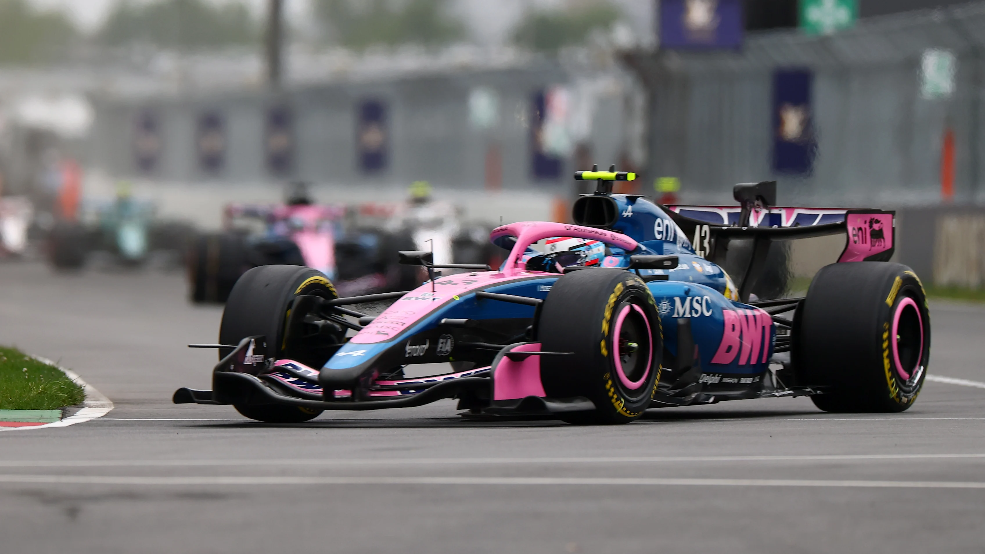 MONTREAL, QUEBEC - MAY 24: Franco Colapinto of Argentina driving the (43) Alpine F1 A526 Mercedes on track during the F1 Grand Prix of Canada at Circuit Gilles-Villeneuve on May 24, 2026 in Montreal, Quebec. (Photo by Bryn Lennon - Formula 1/Formula 1 via Getty Images)