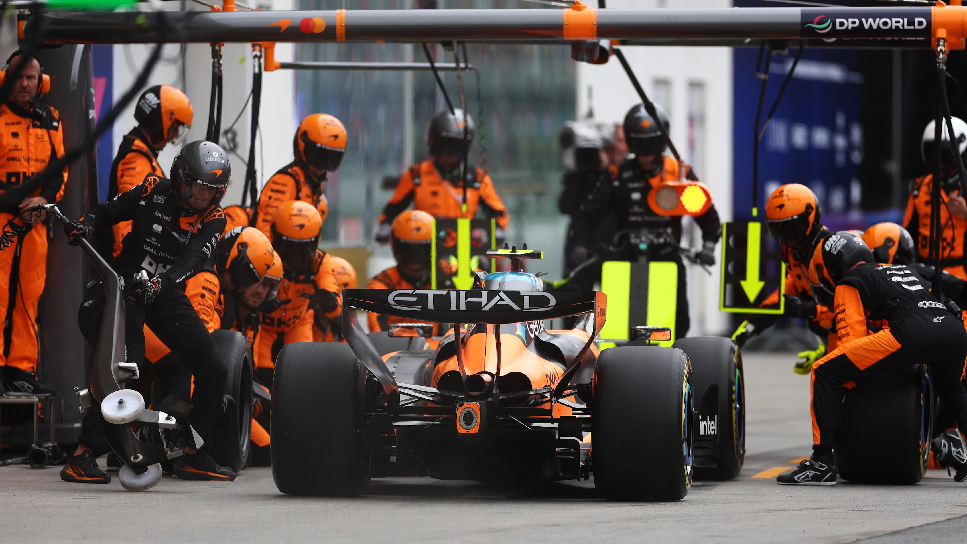 MONTREAL, QUEBEC - MAY 24: Lando Norris of Great Britain driving the (1) McLaren MCL40 Mercedes