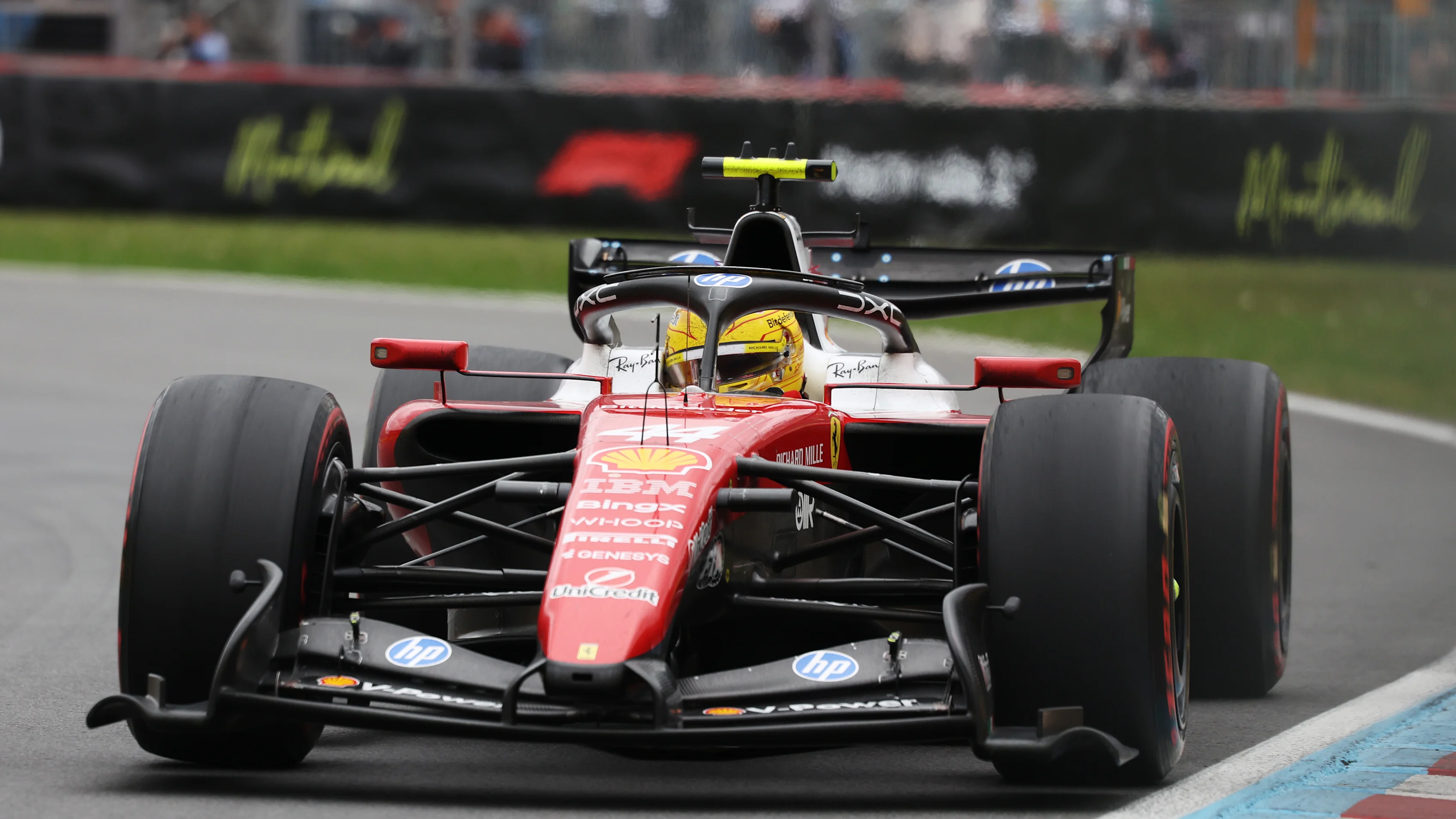 MONTREAL, QUEBEC - MAY 24: Lewis Hamilton of Great Britain driving the (44) Scuderia Ferrari SF-26
