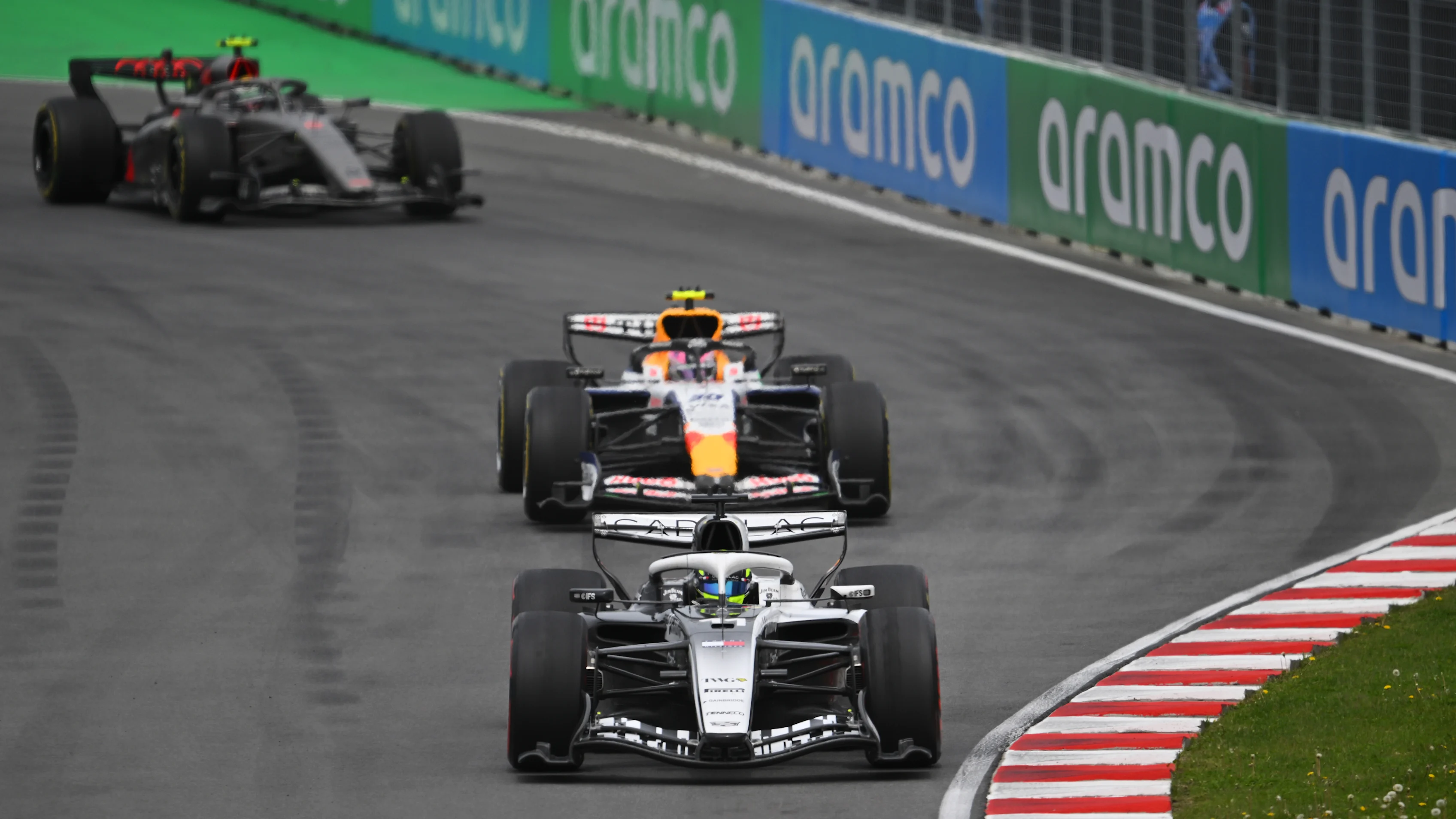 MONTREAL, QUEBEC - MAY 23: Sergio Perez of Mexico driving the (11) Cadillac F1 Team MAC-26 Ferrari