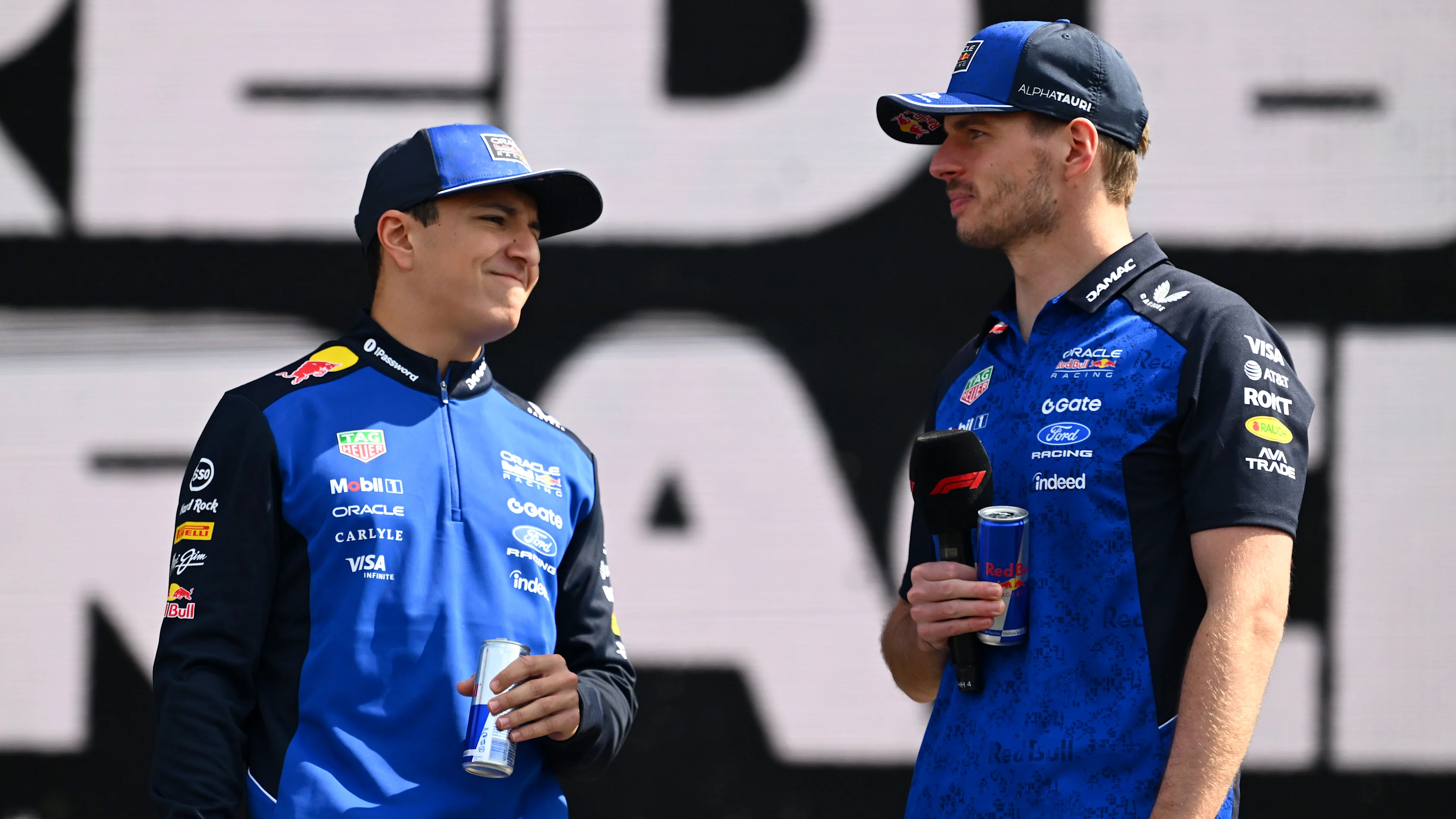NORTHAMPTON, ENGLAND - JULY 03: Isack Hadjar of France and Oracle Red Bull Racing and Max