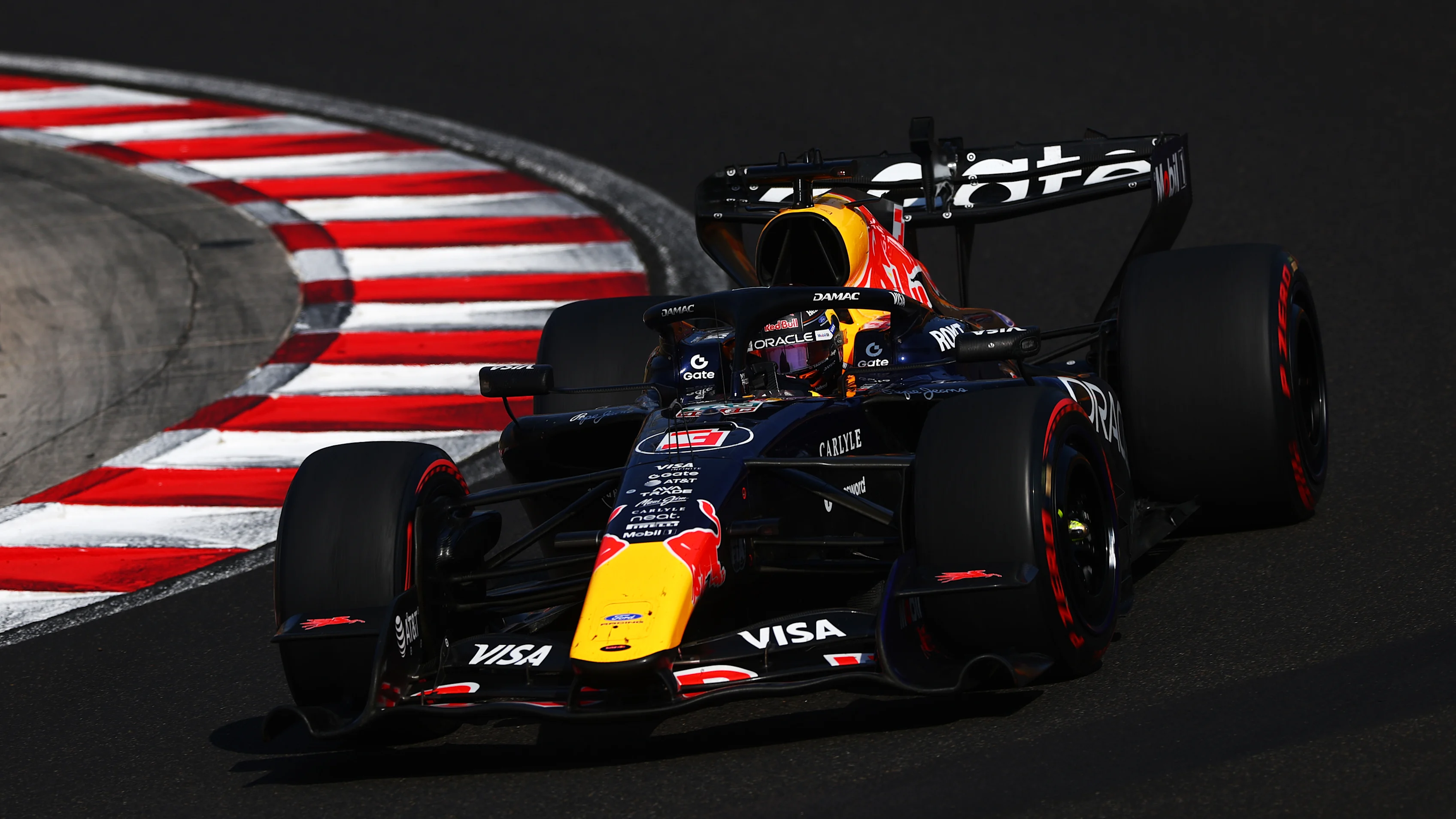 BUDAPEST, HUNGARY - JULY 26: Max Verstappen of the Netherlands driving the (3) Oracle Red Bull