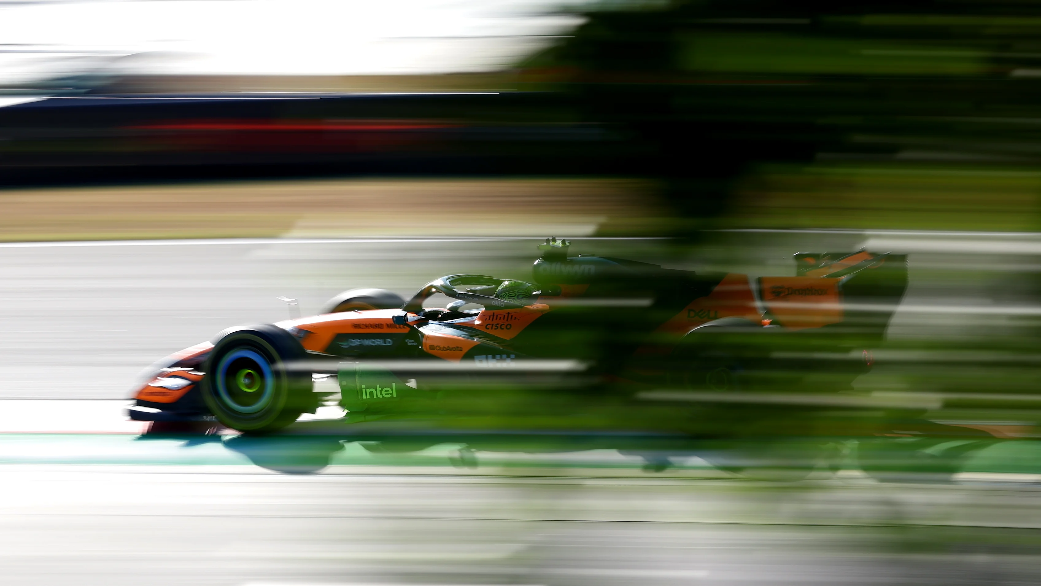 BUDAPEST, HUNGARY - JULY 24: Lando Norris of Great Britain driving the (1) McLaren MCL40 Mercedes