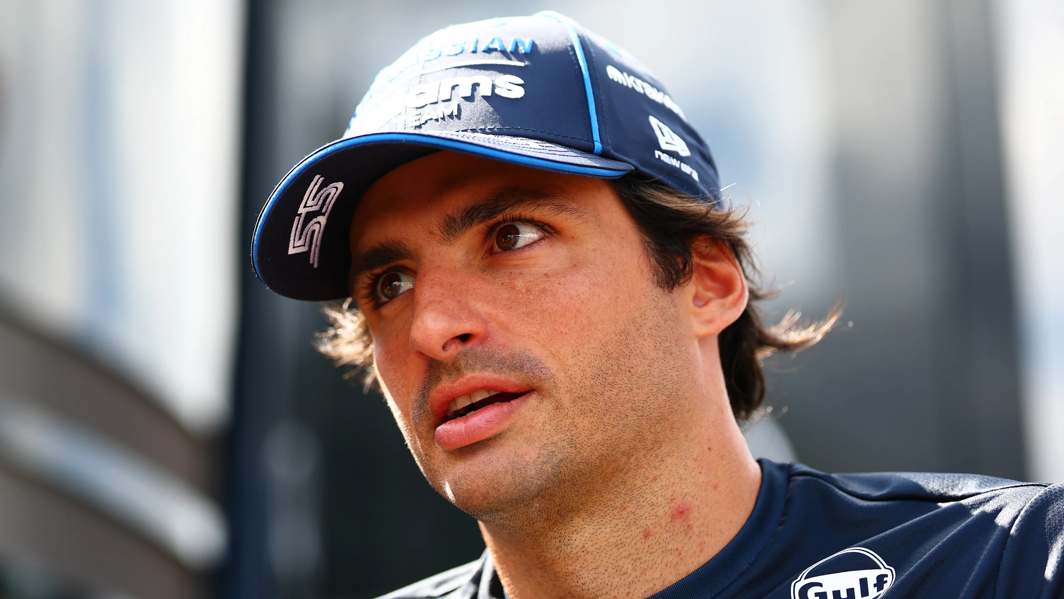 BUDAPEST, HUNGARY - JULY 23: Carlos Sainz of Spain and Williams looks on in the Paddock during