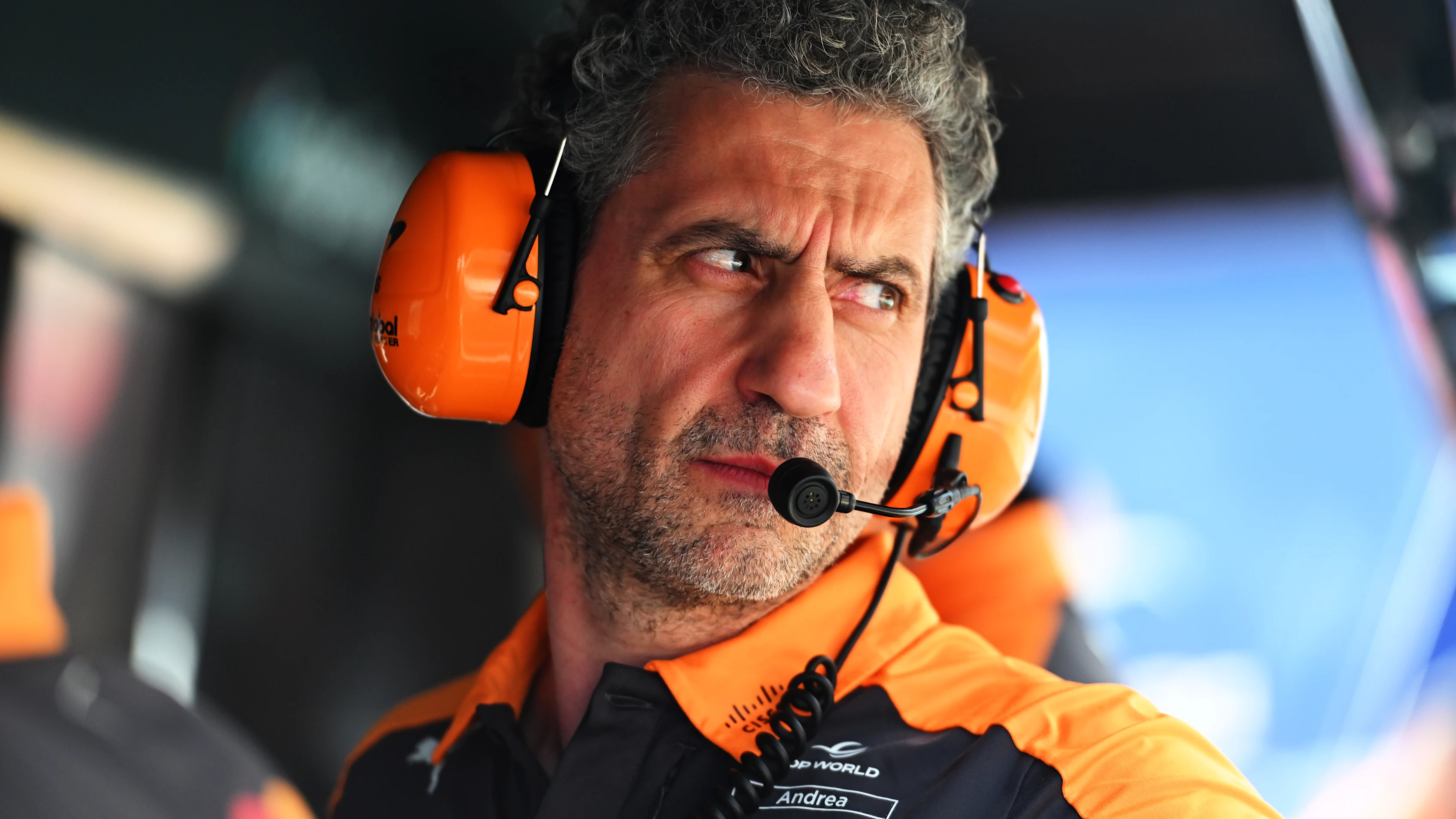 BUDAPEST, HUNGARY - JULY 25: Andrea Stella, Team Principal of McLaren on the pit wall during