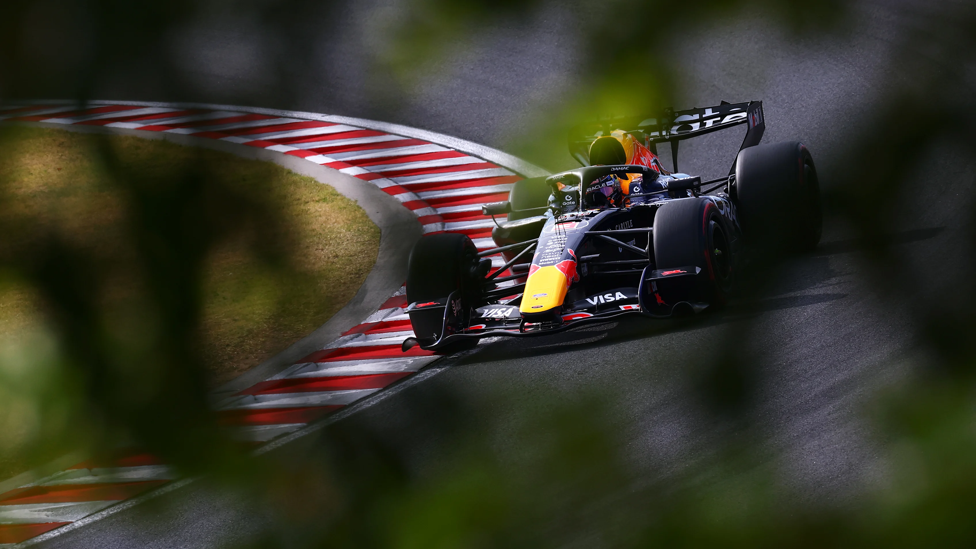 BUDAPEST, HUNGARY - JULY 25:  Max Verstappen of the Netherlands driving the (3) Oracle Red Bull