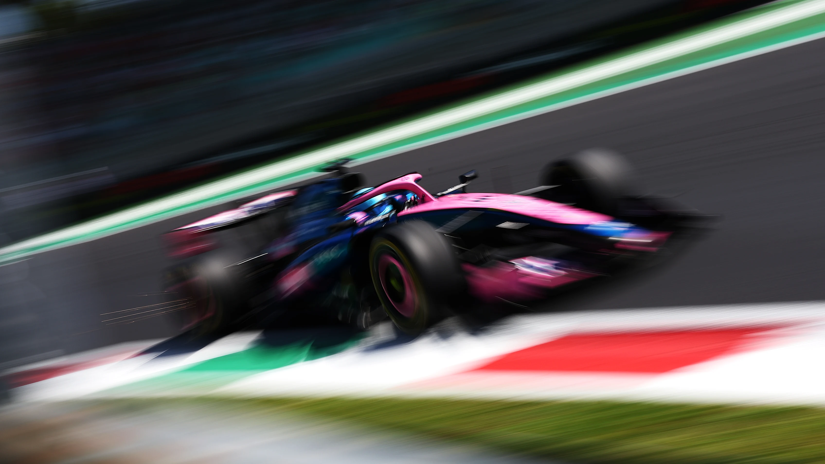 MONZA, ITALY - SEPTEMBER 05: Pierre Gasly of France driving the (10) Alpine F1 A526 Mercedes on