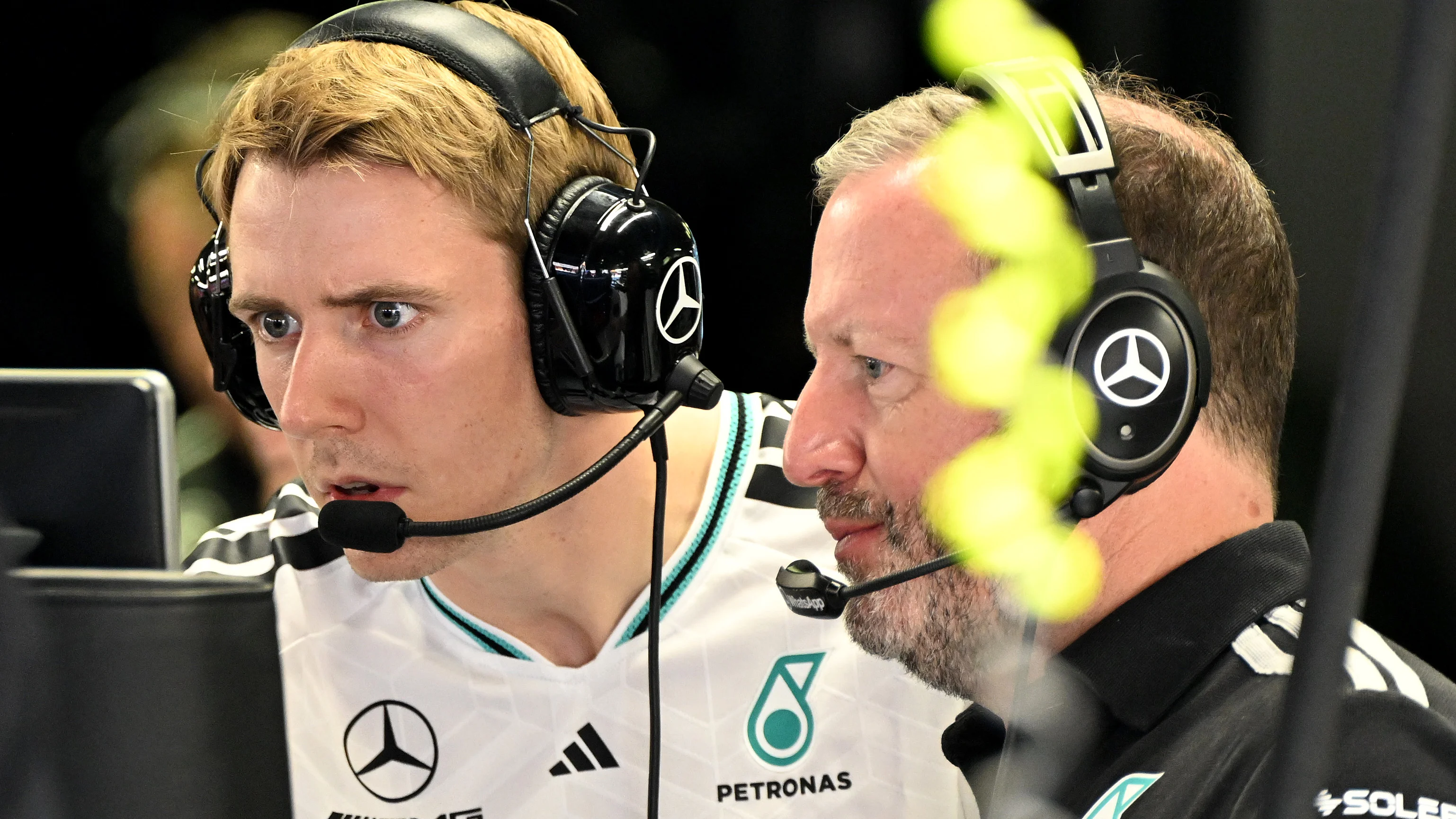 MONZA, ITALY - SEPTEMBER 05: Frederik Vesti of Denmark and Mercedes AMG Petronas F1 Team in the