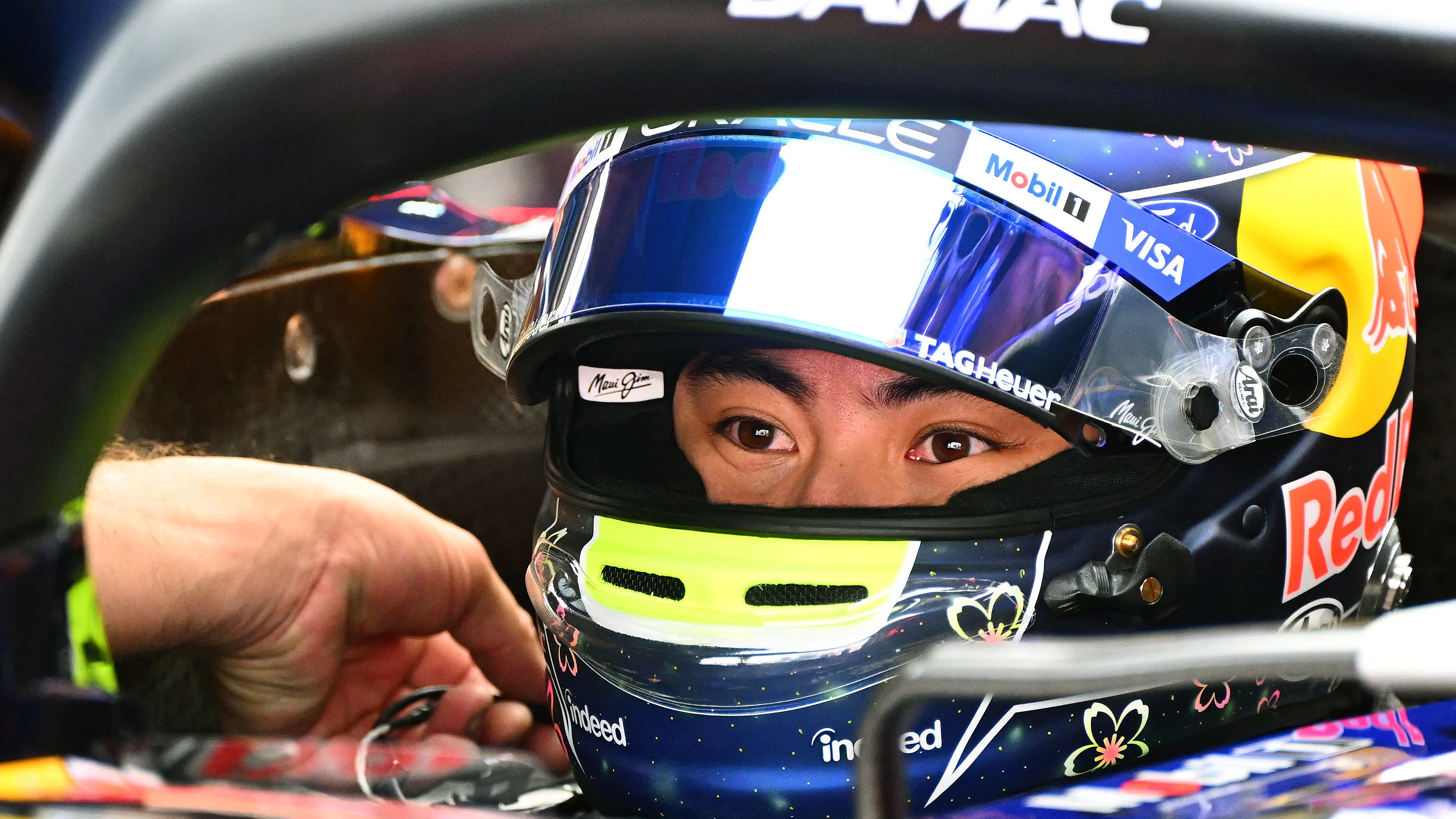MEXICO CITY, MEXICO - OCTOBER 30: Ayumu Iwasa of Japan and Oracle Red Bull Racing prepares to drive
