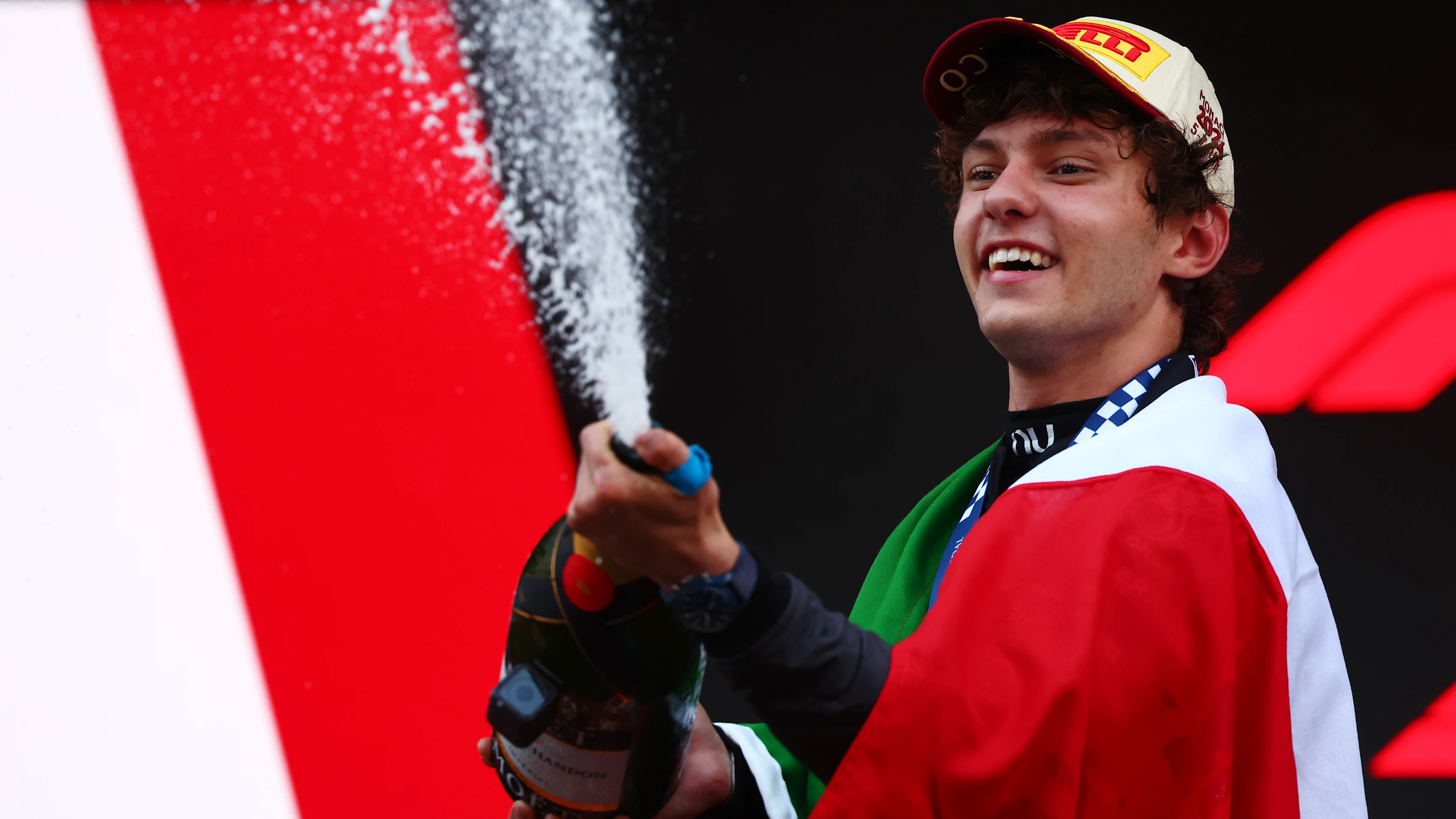 MONTE-CARLO, MONACO - JUNE 07: Race winner Andrea Kimi Antonelli of Italy and Mercedes AMG Petronas