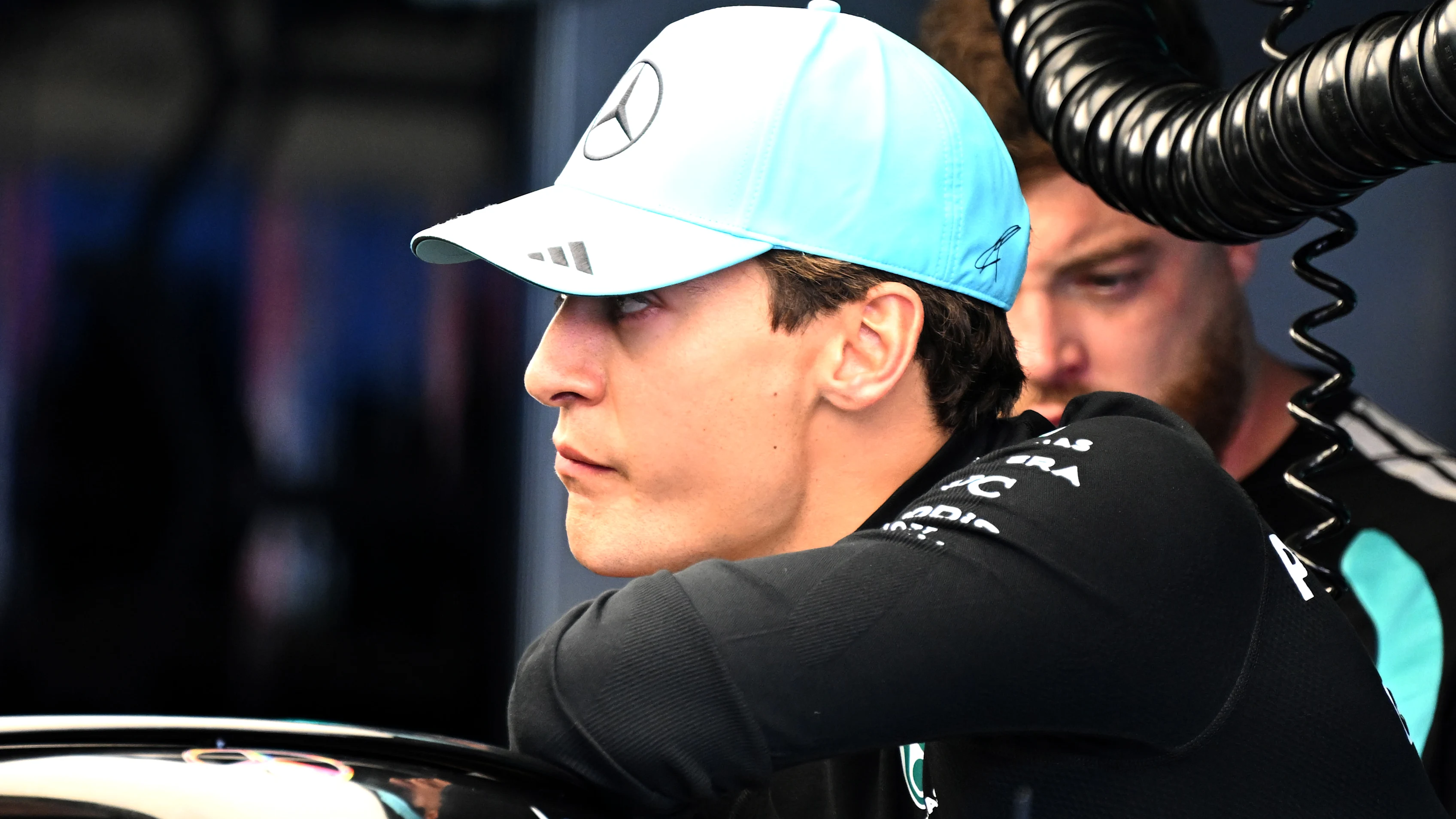 MONTE-CARLO, MONACO - JUNE 05: George Russell of Great Britain and Mercedes AMG Petronas F1 Team