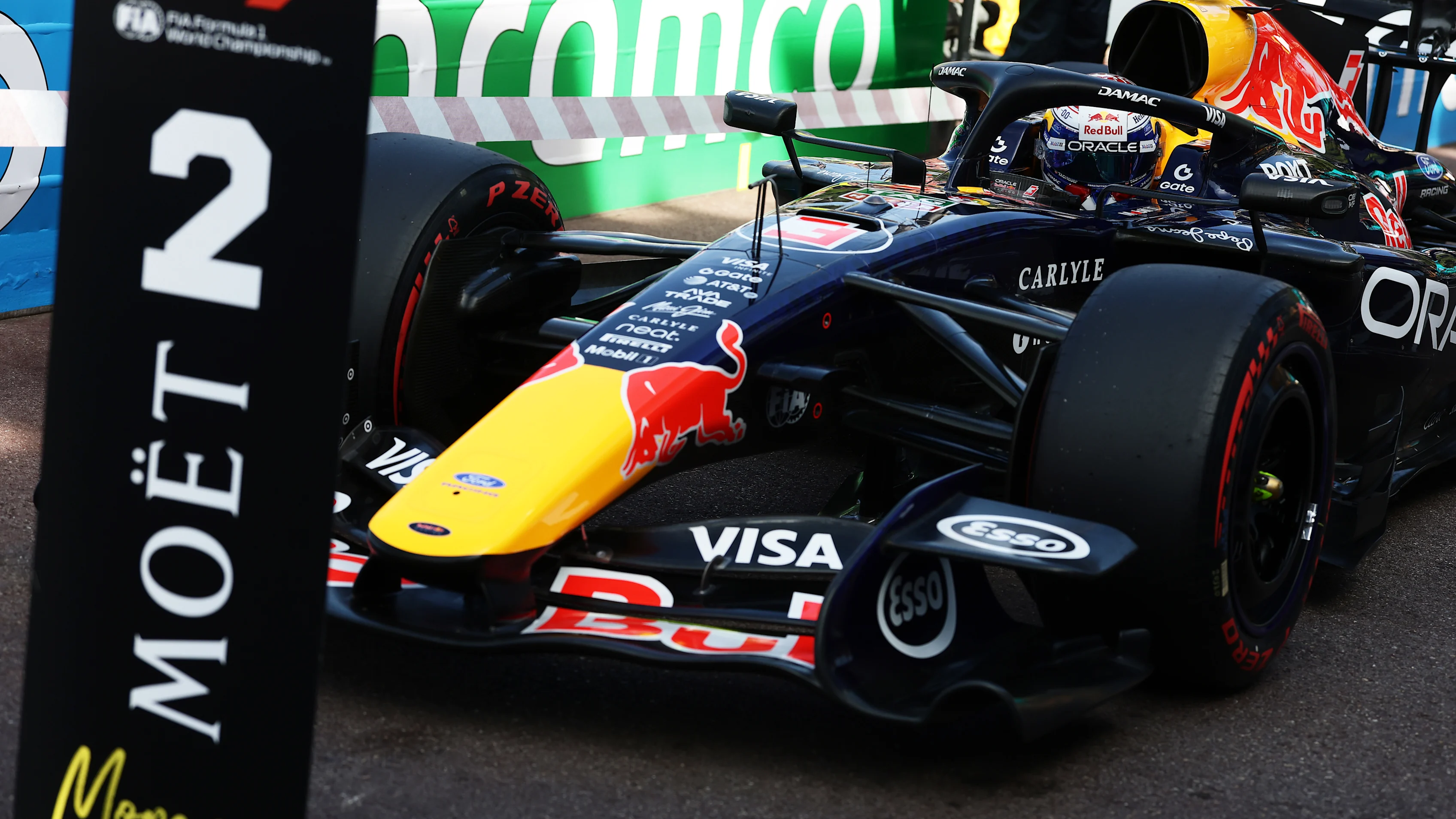 MONTE-CARLO, MONACO - JUNE 06: Second placed qualifier Max Verstappen of the Netherlands and Oracle