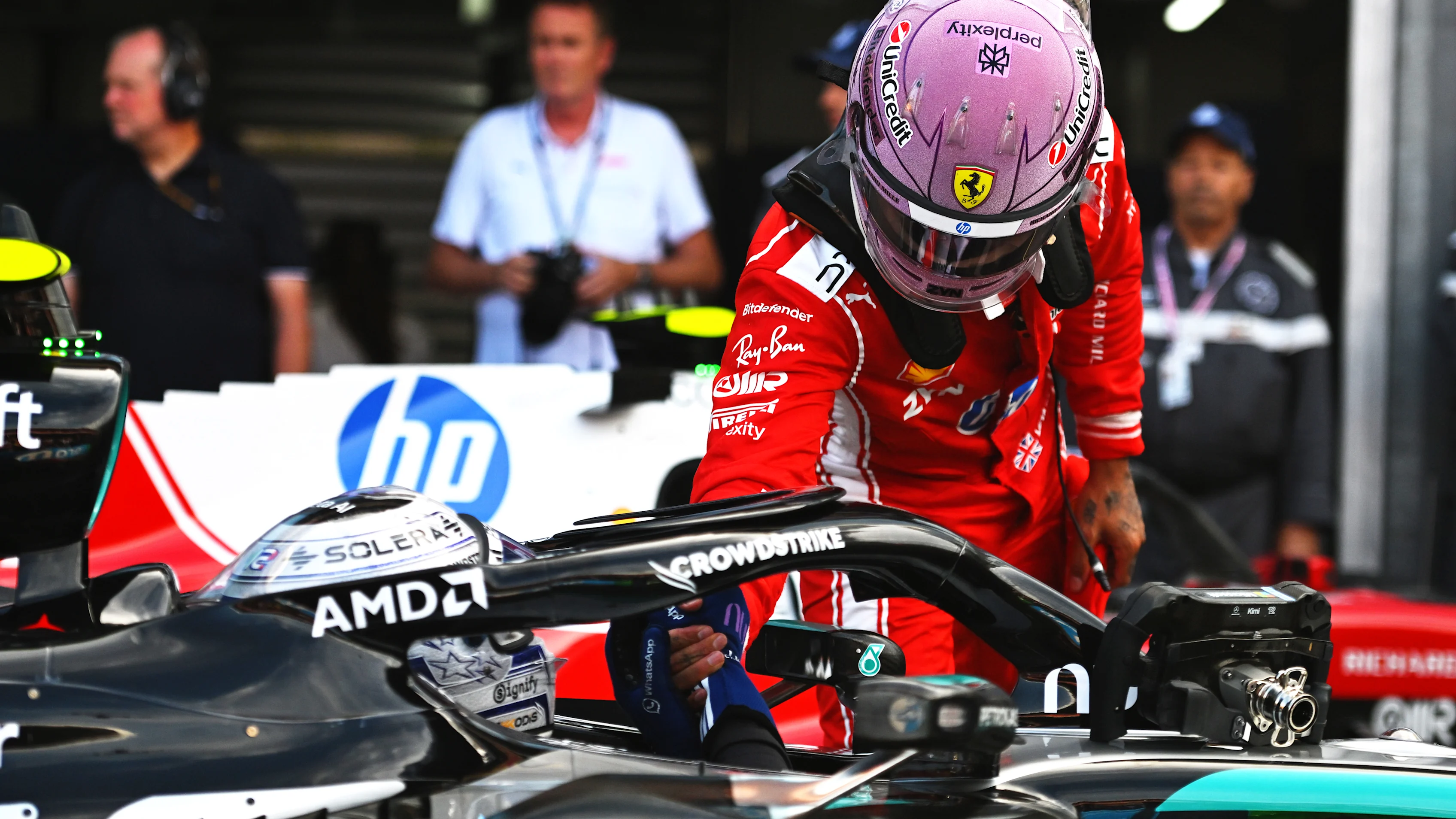 MONTE-CARLO, MONACO - JUNE 06: Third placed qualifier Lewis Hamilton of Great Britain and Scuderia