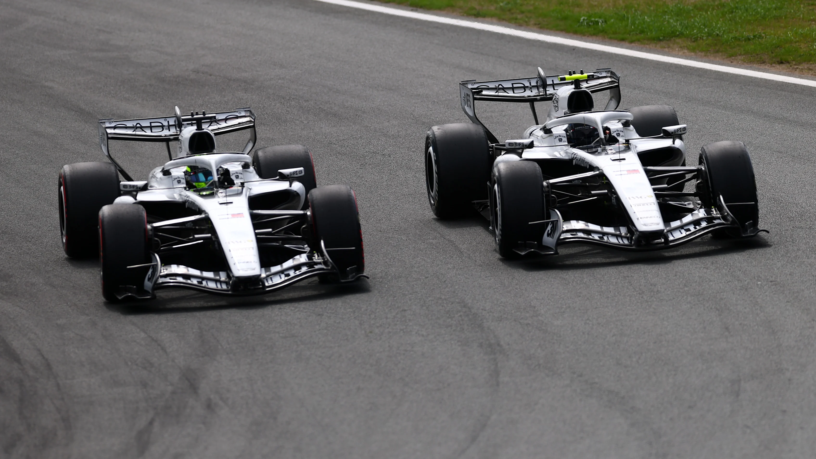 ZANDVOORT, NETHERLANDS - AUGUST 23: Sergio Perez of Mexico driving the (11) Cadillac F1 Team MAC-26