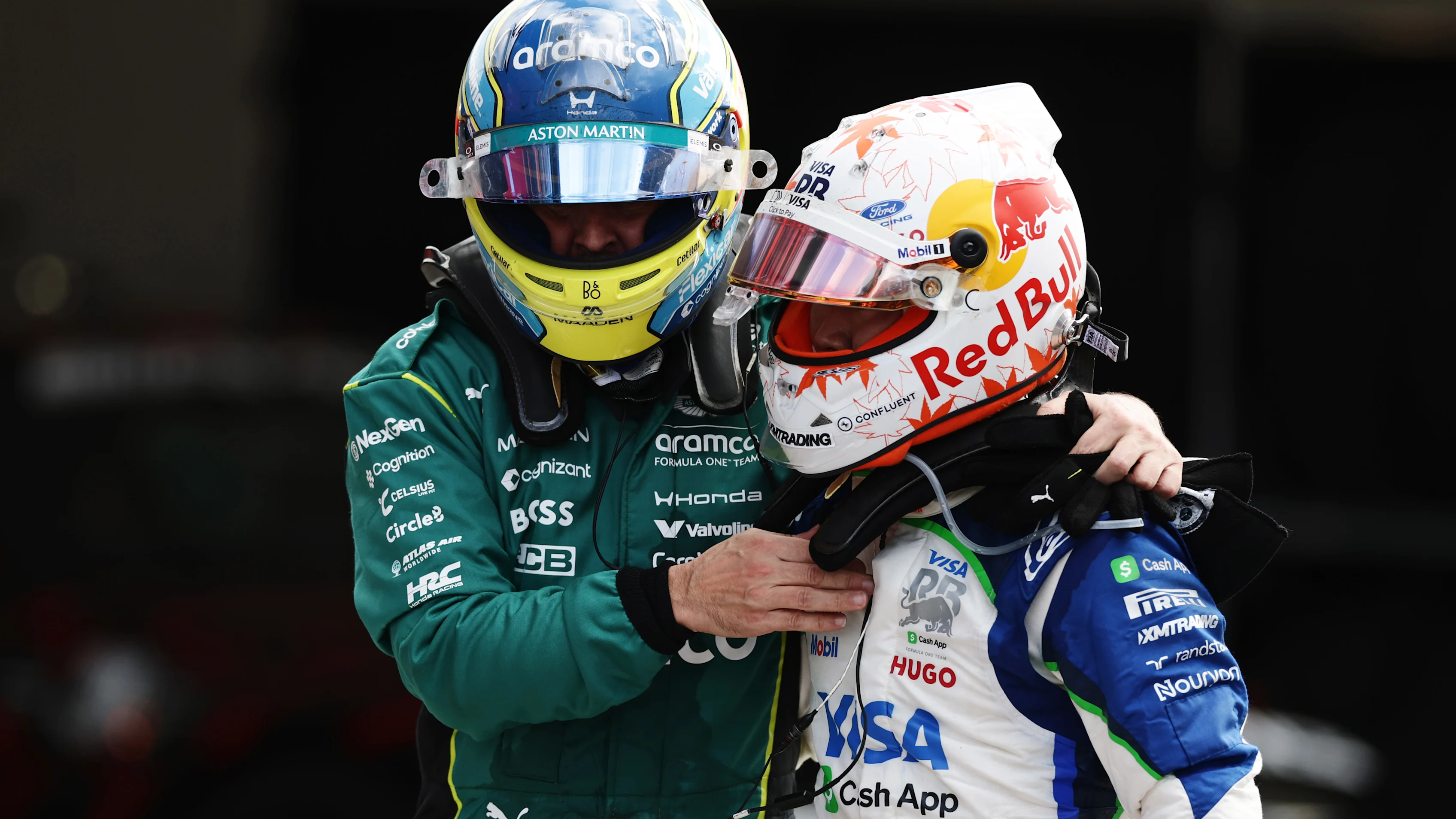 ZANDVOORT, NETHERLANDS - AUGUST 23: Ninth placed Fernando Alonso of Spain and Aston Martin F1 Team