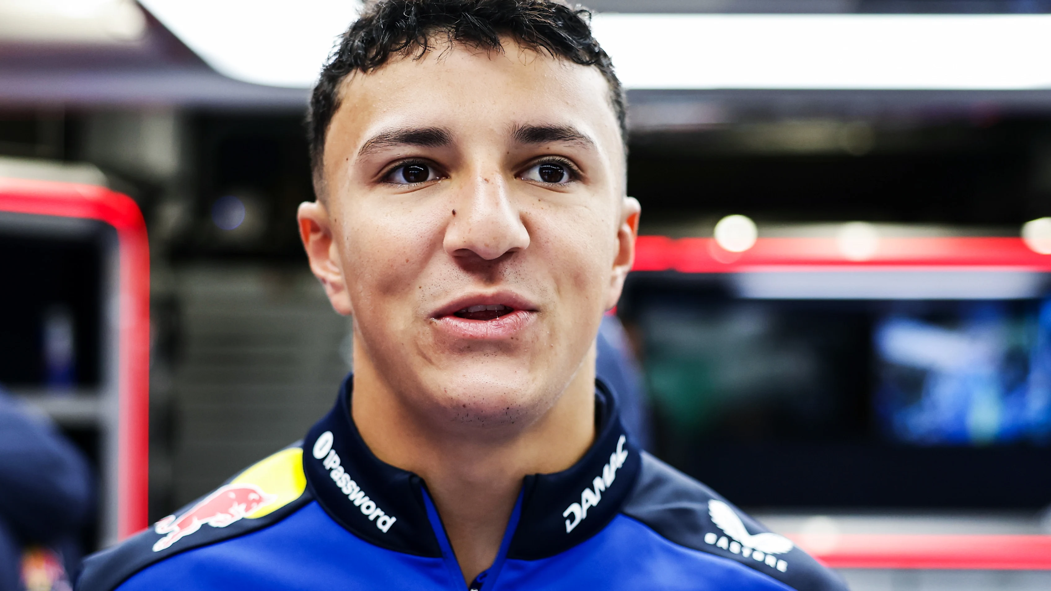 ZANDVOORT, NETHERLANDS - AUGUST 22: Isack Hadjar of France and Oracle Red Bull Racing looks on