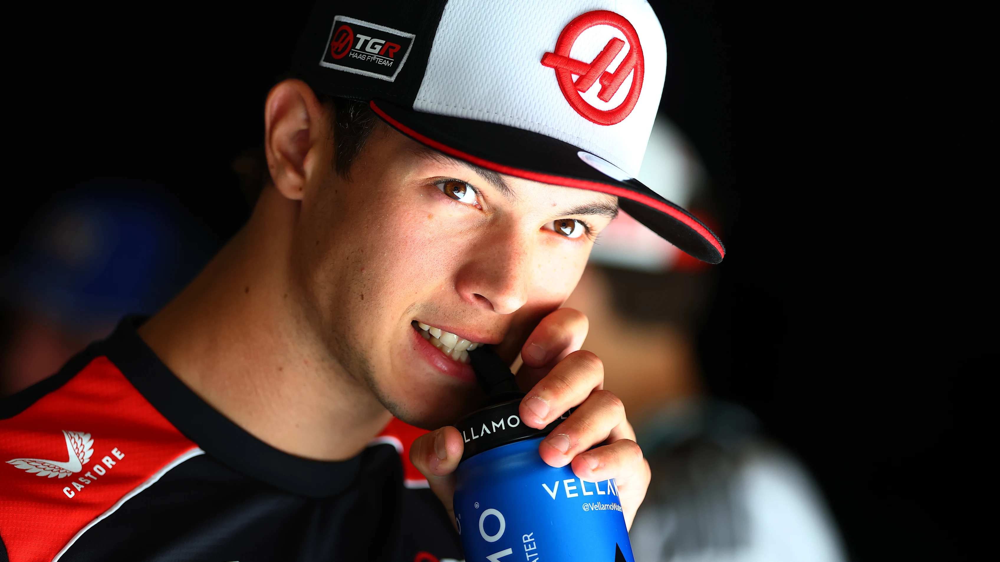 MADRID, SPAIN - SEPTEMBER 13: Oliver Bearman of Great Britain and Haas F1 on the drivers parade