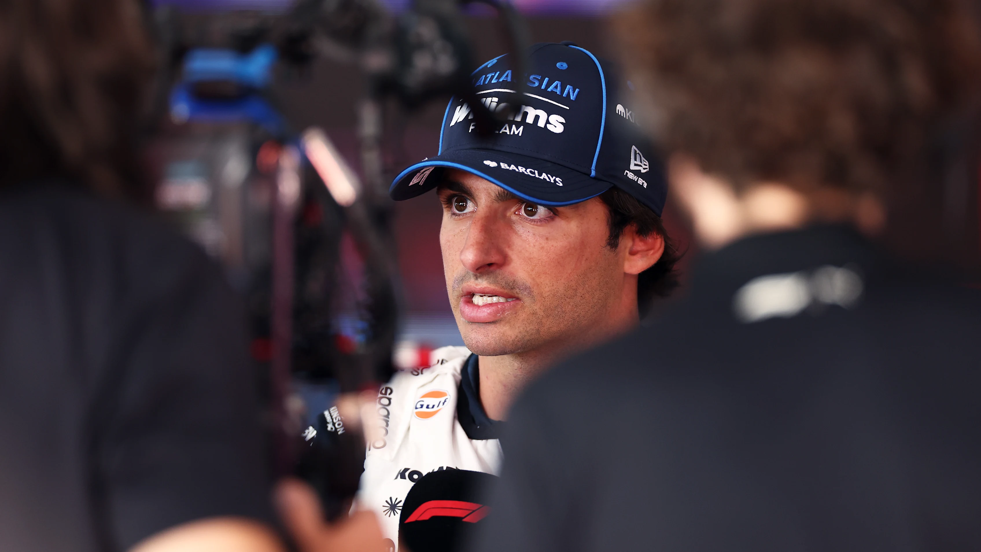 MADRID, SPAIN - SEPTEMBER 12: Seventeenth placed qualifier Carlos Sainz of Spain and Williams is