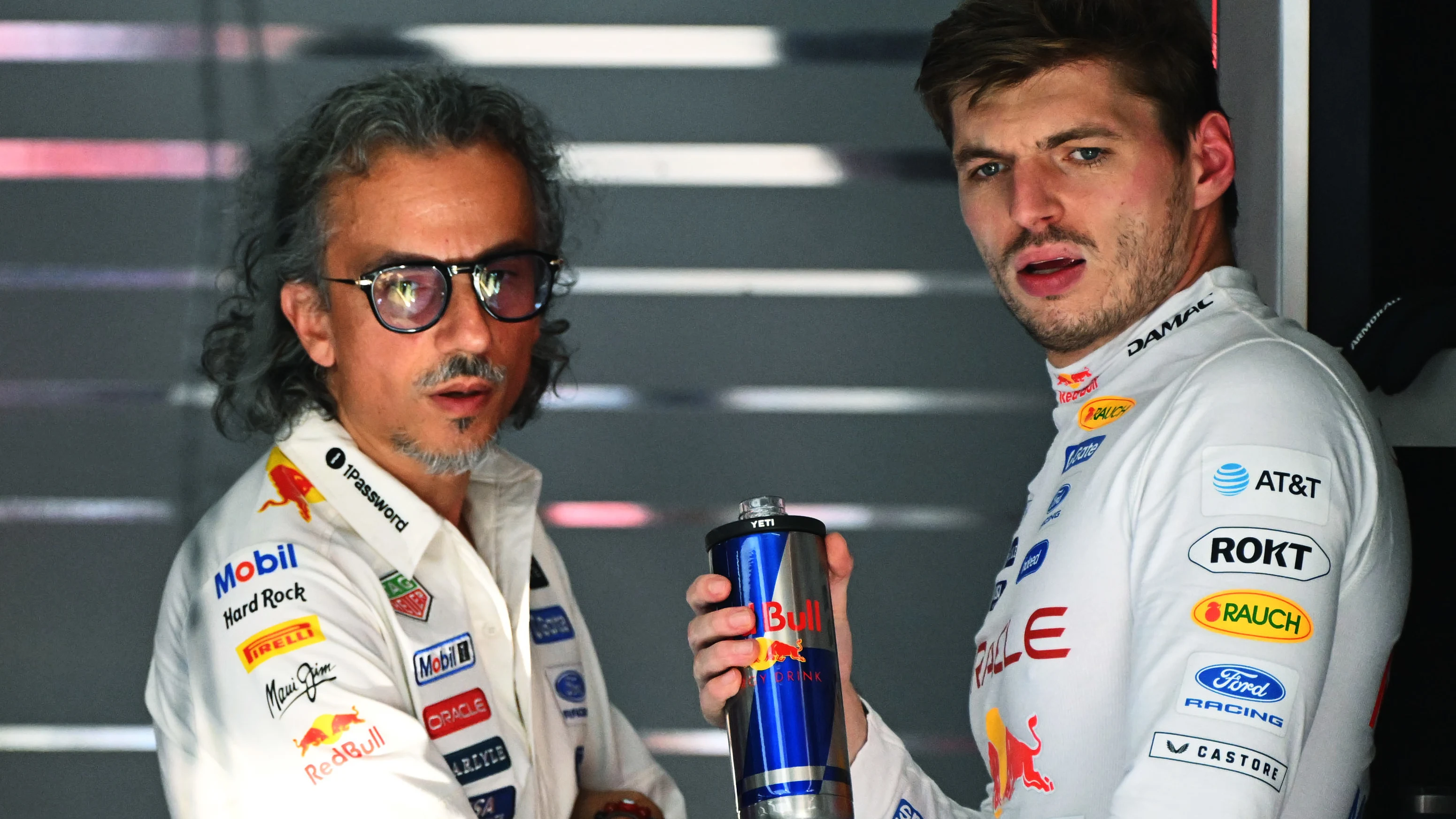 AUSTIN, TEXAS - OCTOBER 25: Laurent Mekies, Team Principal of Oracle Red Bull Racing looks on from