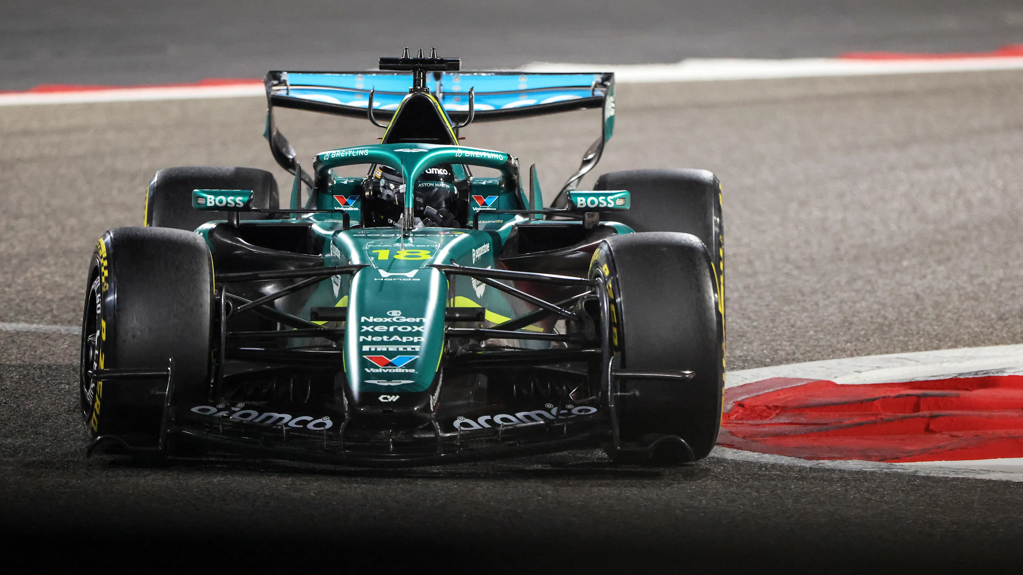BAHRAIN, BAHRAIN - FEBRUARY 18: Lance Stroll of Canada driving the (18) Aston Martin F1 Team AMR26