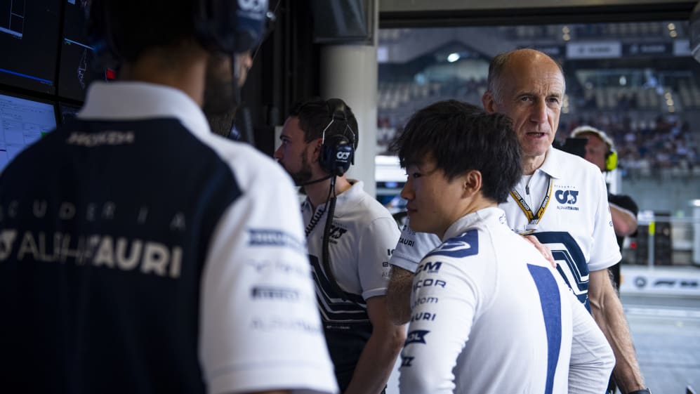 ABU DHABI, UNITED ARAB EMIRATES - NOVEMBER 19: Scuderia AlphaTauri Team Principal Franz Tost talks