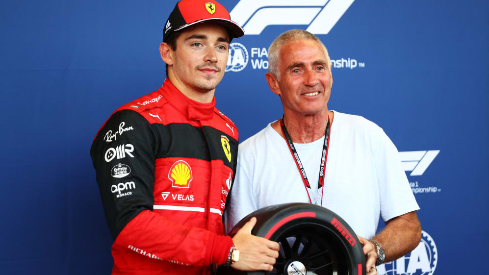 BAKU, AZERBAIJAN - JUNE 11: Pole position qualifier Charles Leclerc of Monaco and Ferrari is