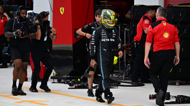 „Es war einer dieser Tage“, sagt Hamilton enttäuscht, nachdem er sich als 13. für den GP von Miami qualifiziert hat