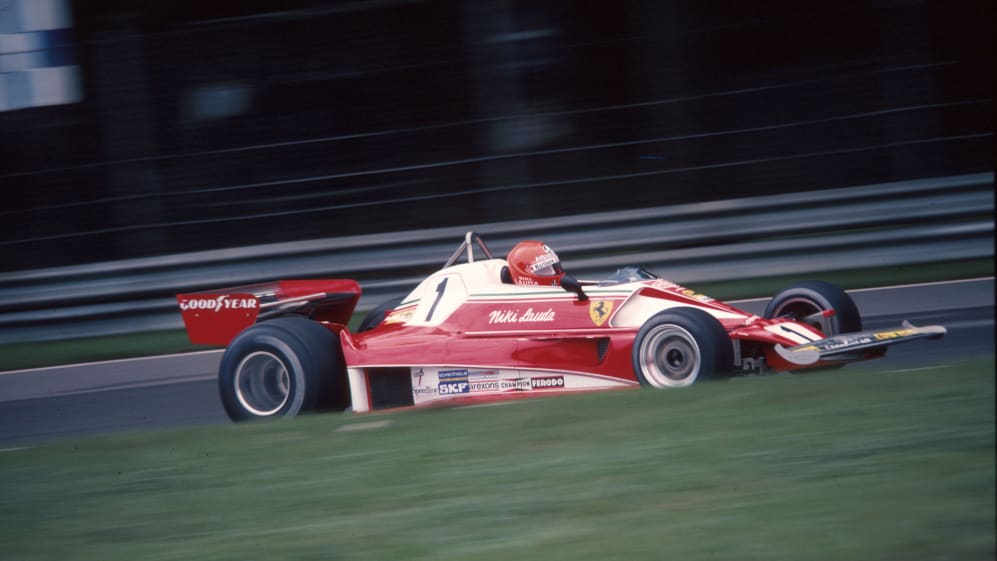 Formel 1, Gran Premio de Italia 1976, Monza, 12.09.1976 Niki Lauda, ​​Ferrari 312T2 www.hoch-zwei.net ,