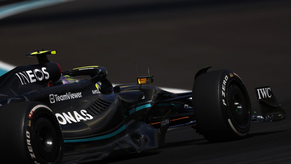 Sir Lewis Hamilton, Mercedes F1 W14 durante el GP de Miami en el Autódromo Internacional de Miami