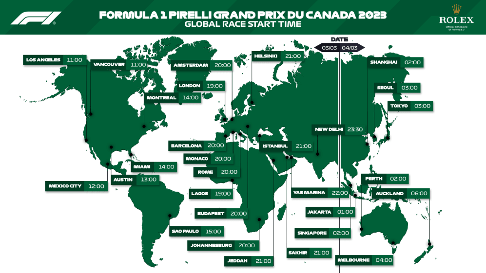 F1 Canadian GP – Start time, how to watch, starting grid & more