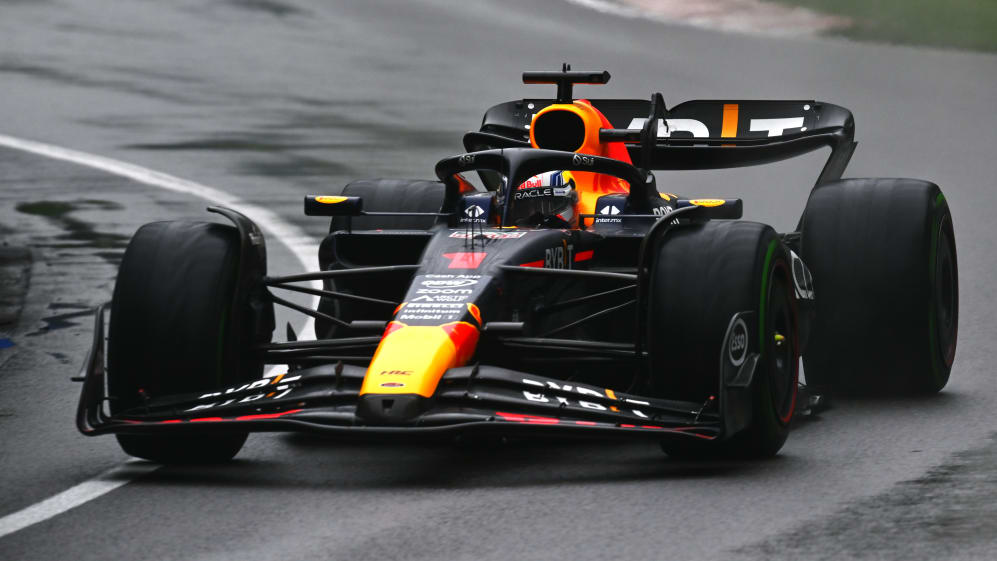 FP3: Verstappen leads Leclerc as Sainz crashes out in wet final practice  session in Montreal