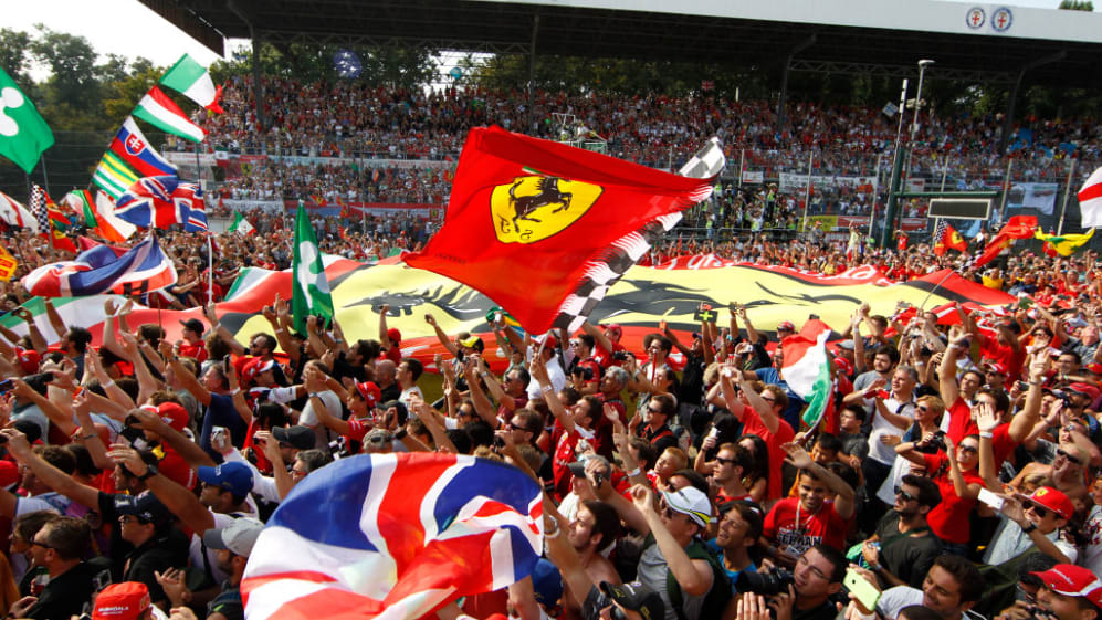 Motorsports: FIA Formula One World Championship 2014, Grand Prix of Italy, presentation ceremony,