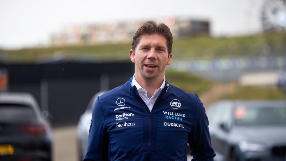 ZANDVOORT, NETHERLANDS - AUGUST 26: Williams F1 team team principal James Vowles arrives at the