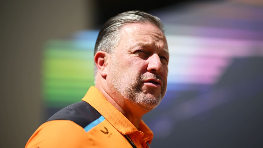 ABU DHABI, UNITED ARAB EMIRATES - NOVEMBER 23: McLaren Chief Executive Officer Zak Brown walks in