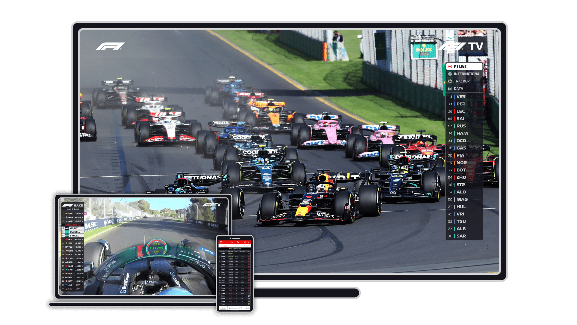 Get 15% off an F1 TV Pro subscription and livestream every second