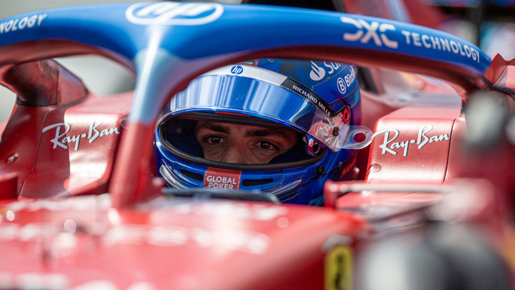 Carlos Sainz Jr. from Spain is driving the (55) Scuderia Ferrari SF-24 Ferrari during the Formula 1