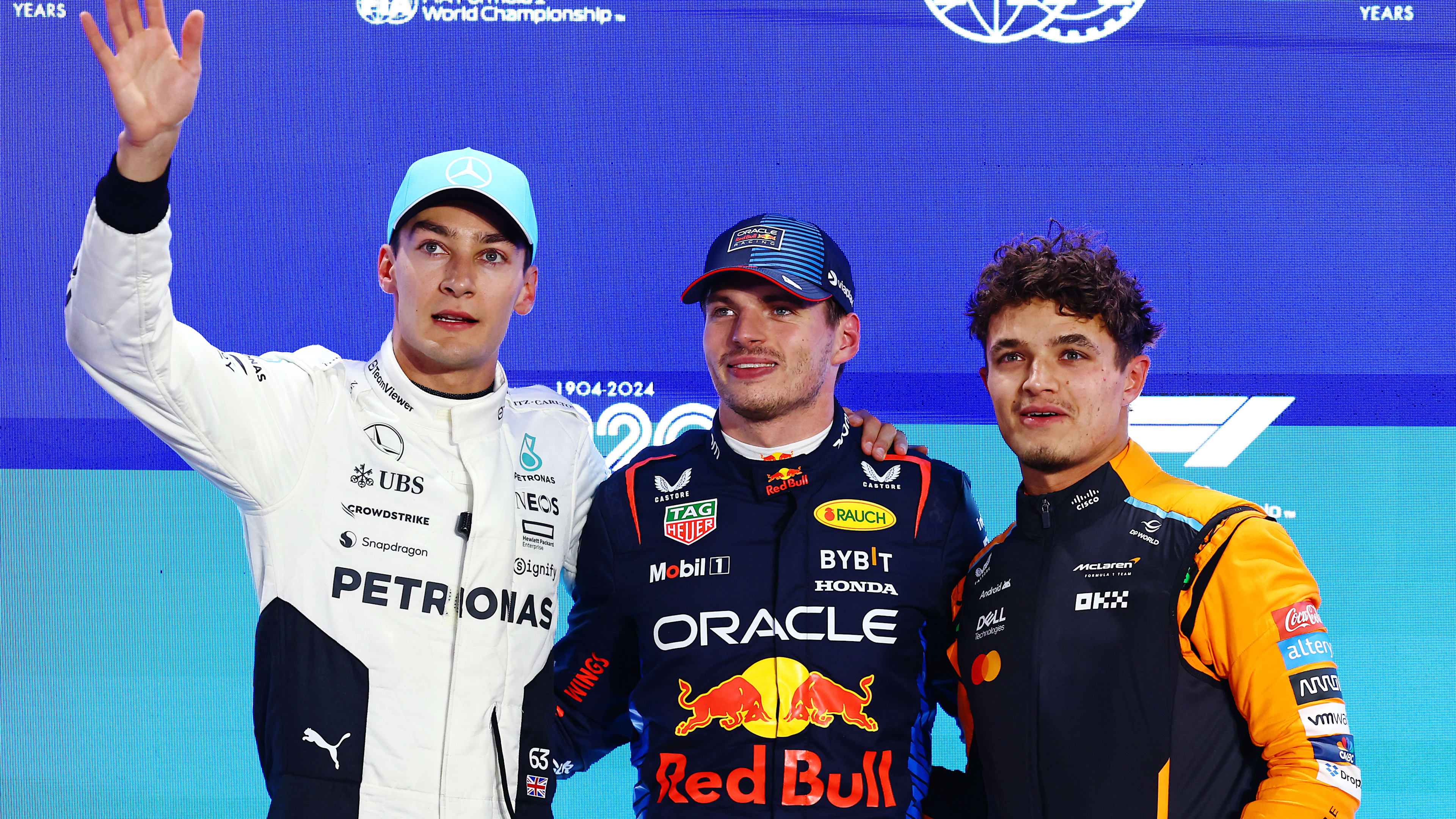 Russell promoted to pole after Verstappen hit with penalty