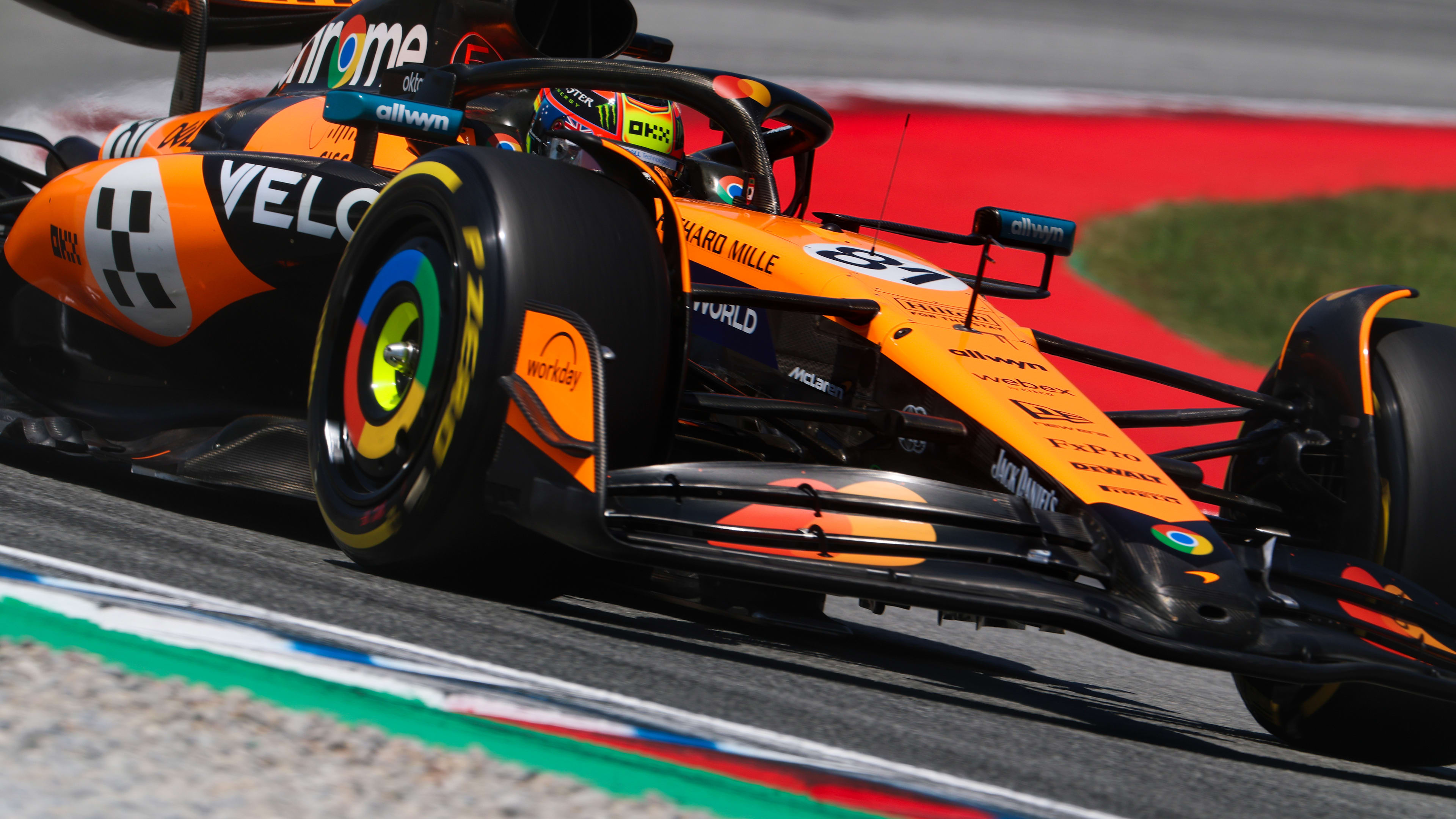 Piastri quickest in third practice for the Spanish GP