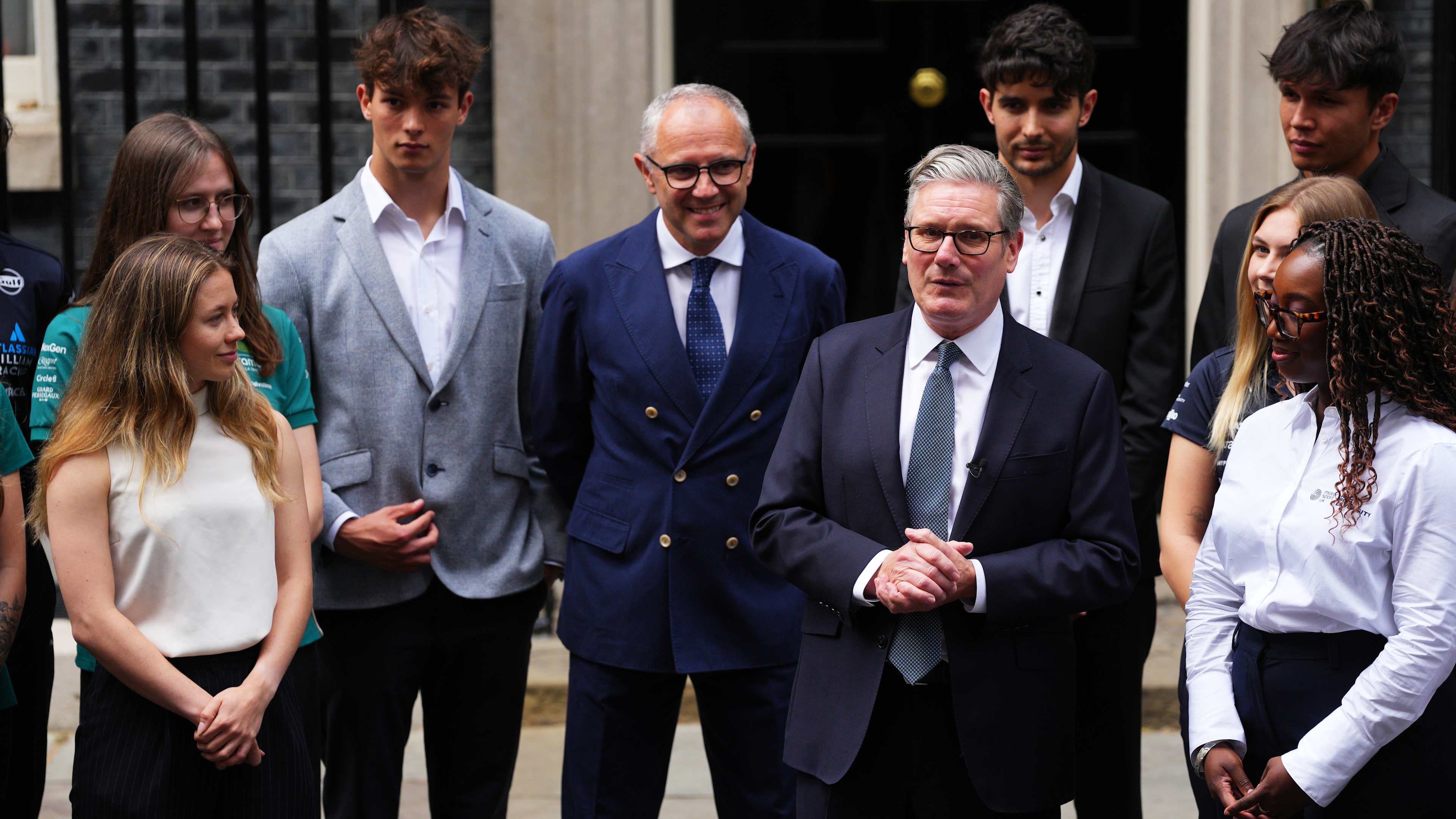UK Prime Minister hosts F1 in Downing Street