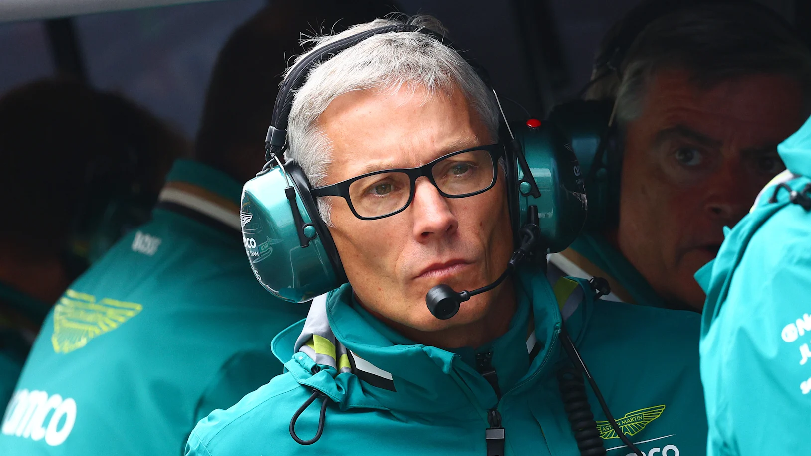 ZANDVOORT, NETHERLANDS - AUGUST 24: Mike Krack, Team Principal of the Aston Martin F1 Team looks on