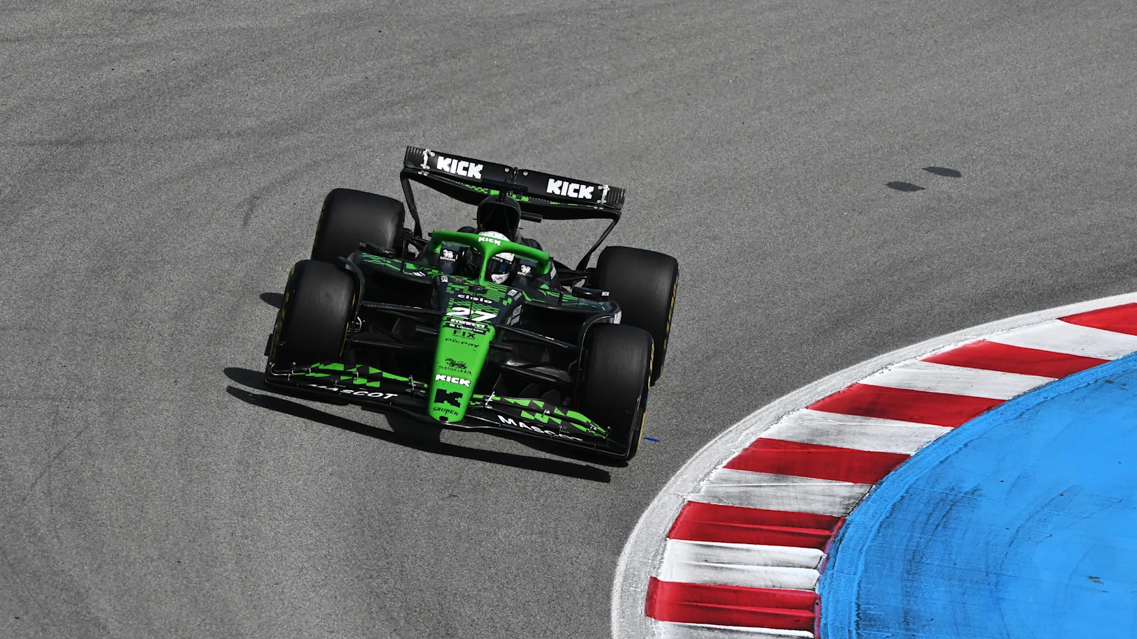 BARCELONA, SPAIN - JUNE 01: Nico Hulkenberg of Germany driving the (27) Kick Sauber C45 Ferrari on